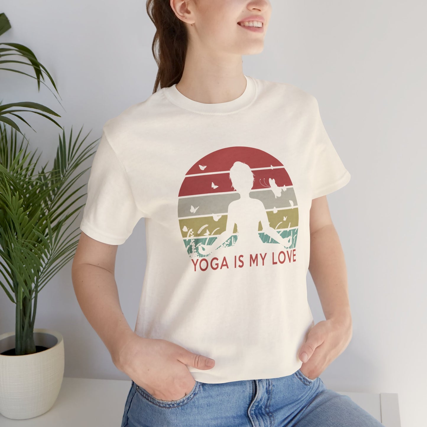 Yoga Is My Love - Unisex Jersey Short Sleeve Tee