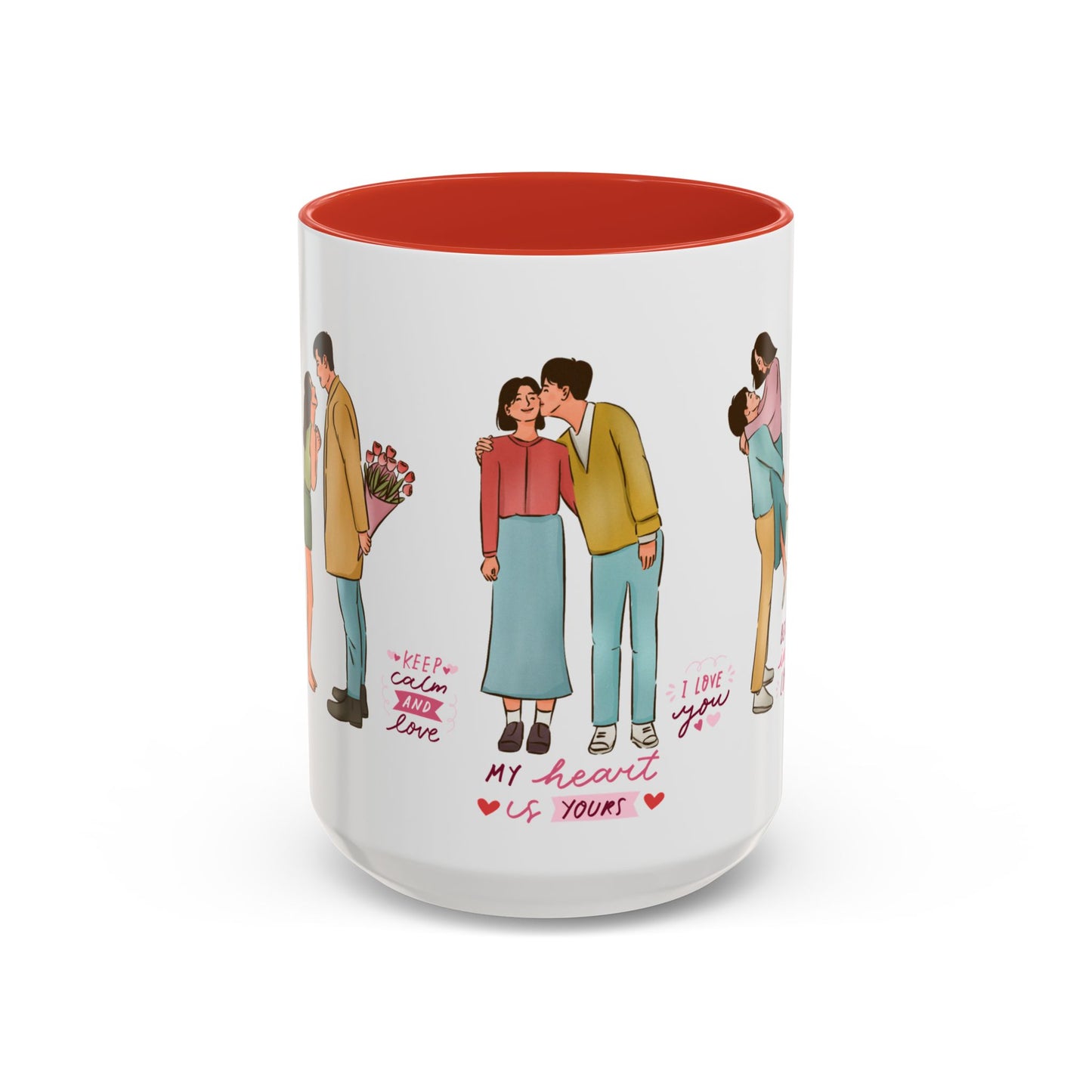 My Heart is Yours - Accent Coffee Mug (11, 15oz) - 11576