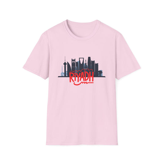 Riyadh Unisex Softstyle T-Shirt - Comfortable City Graphic Tee - 12188