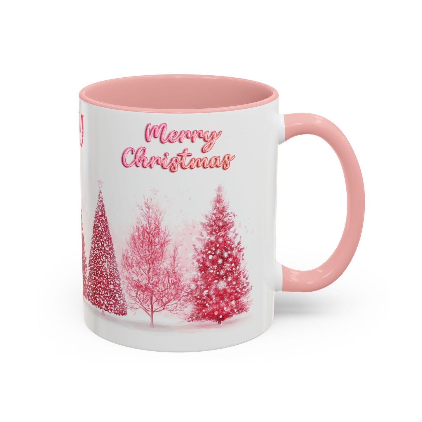 Pink Christmas - Accent Coffee Mug (11, 15oz)