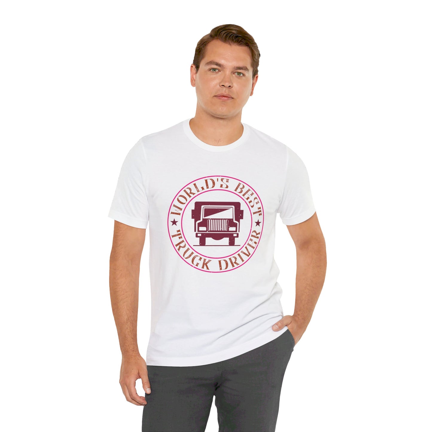 World's Best Truck Driver - Unisex Jersey Short Sleeve Tee