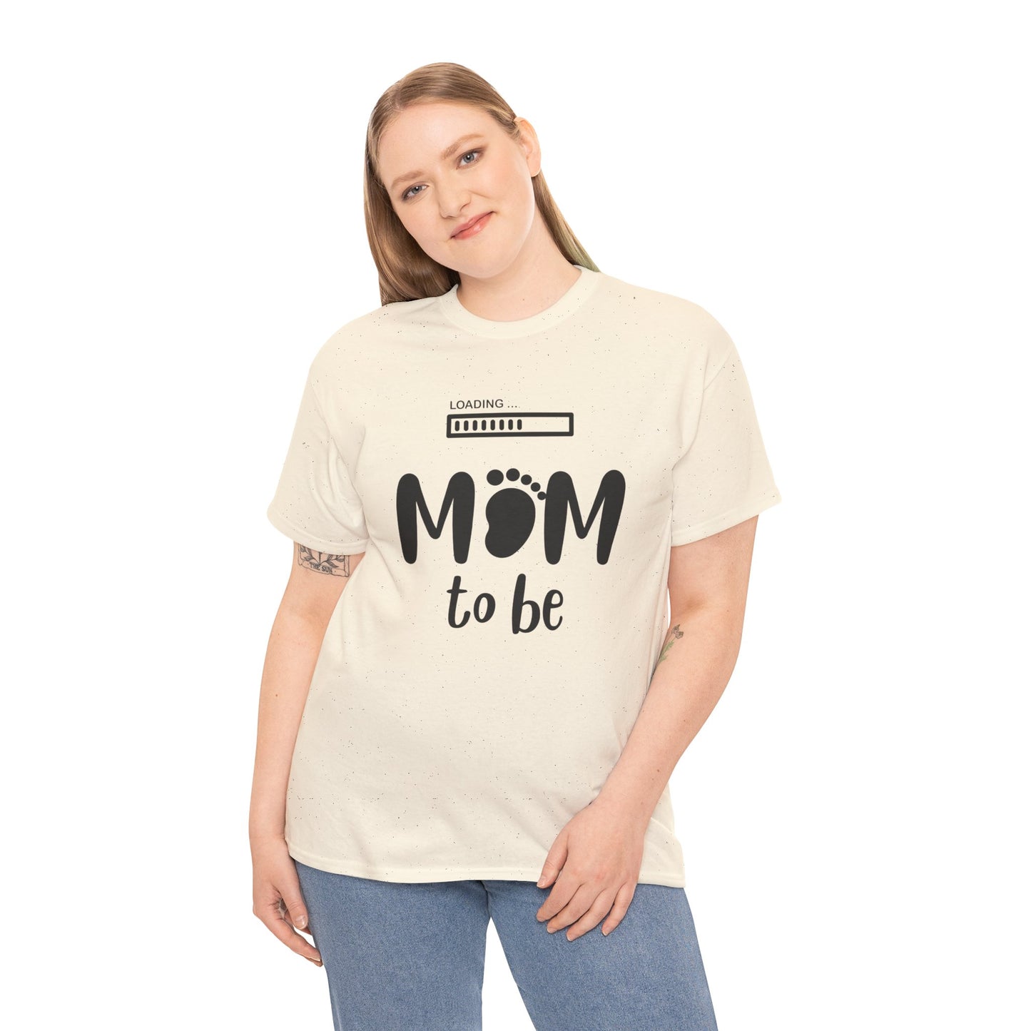 Mom to Be Shirt – Pregnancy Announcement Gift Tee with Loading Bar - 14879