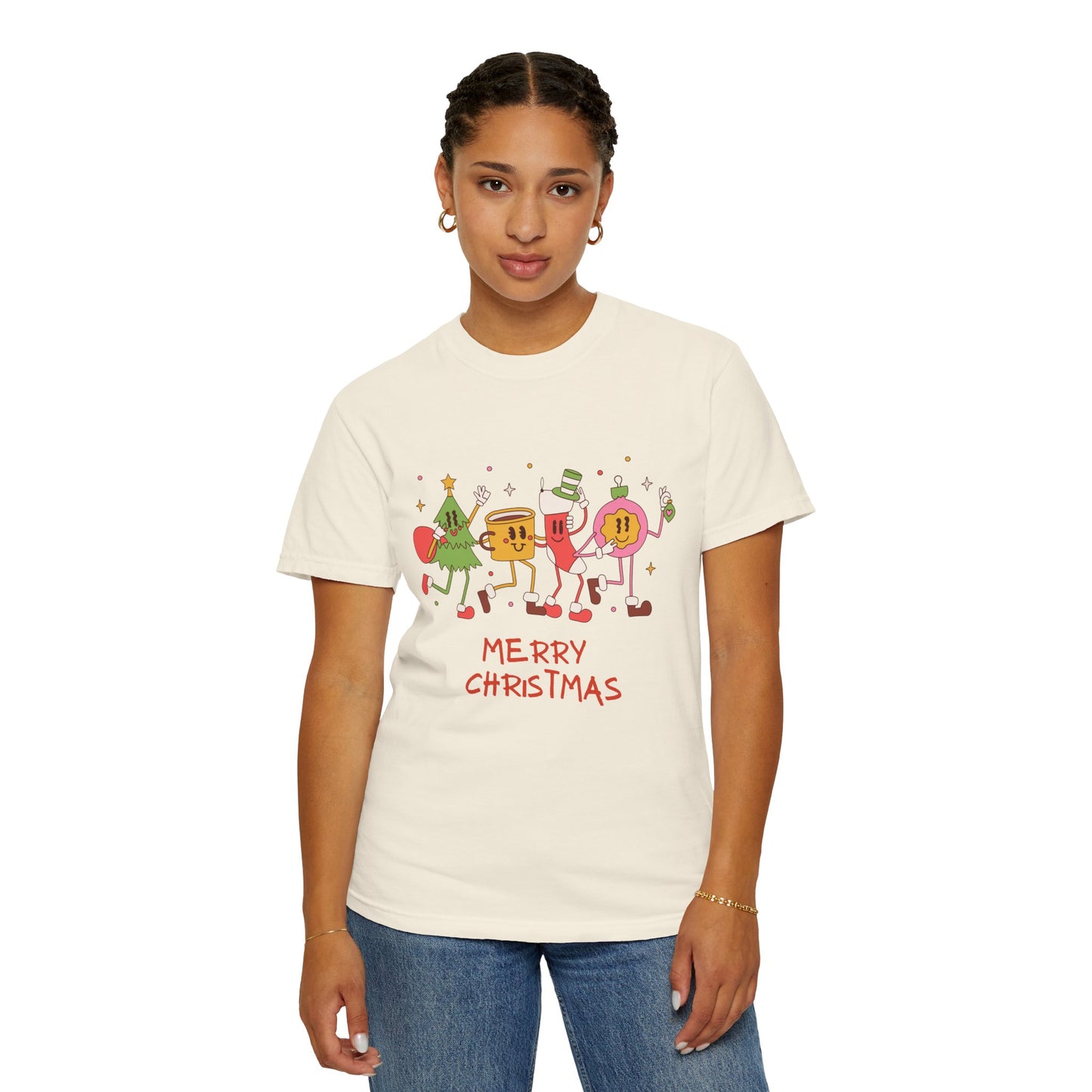 Merry Christmas - Unisex Garment-Dyed T-shirt