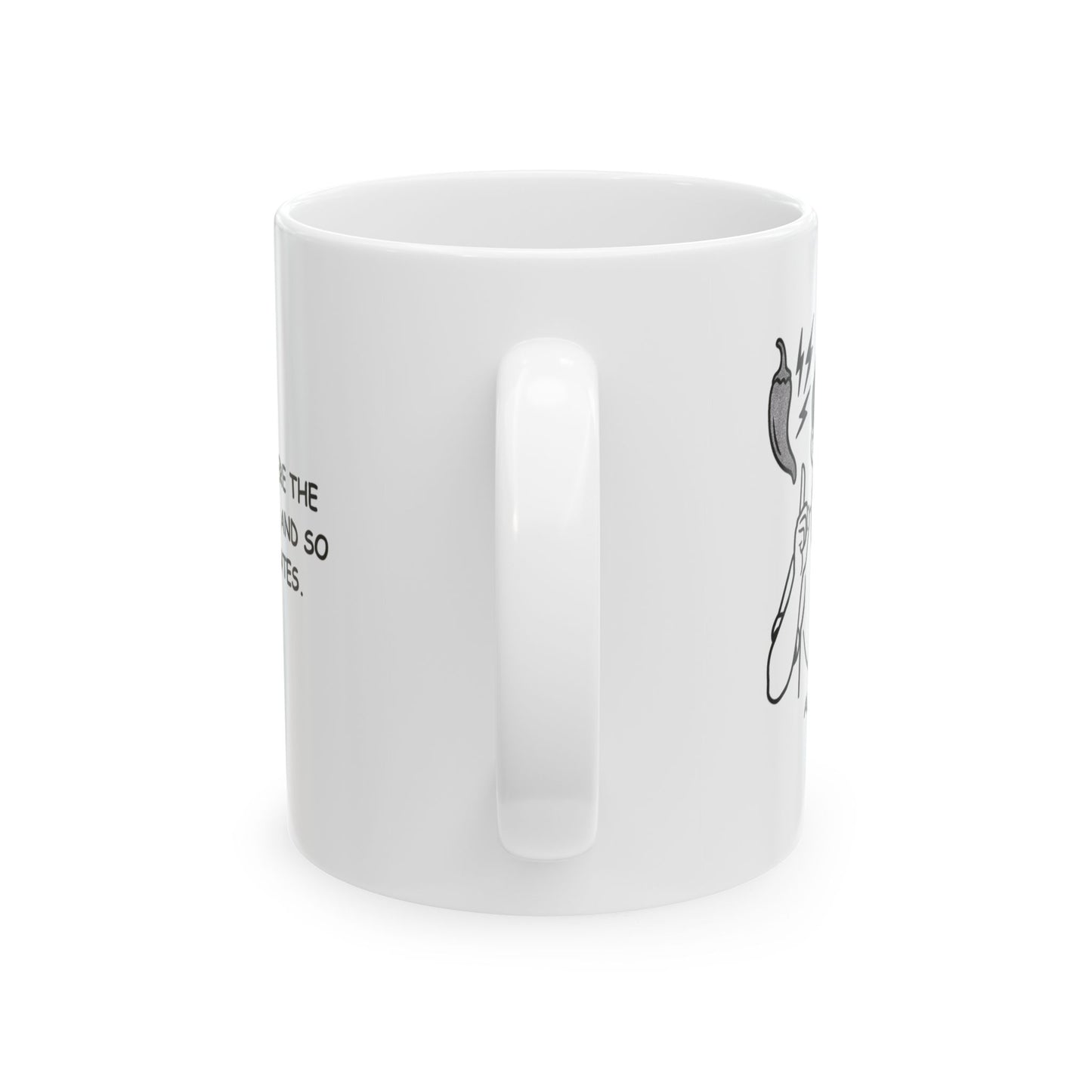 "Alabama: Where the food is spicy, and so are the debates." Ceramic Mug - 12787