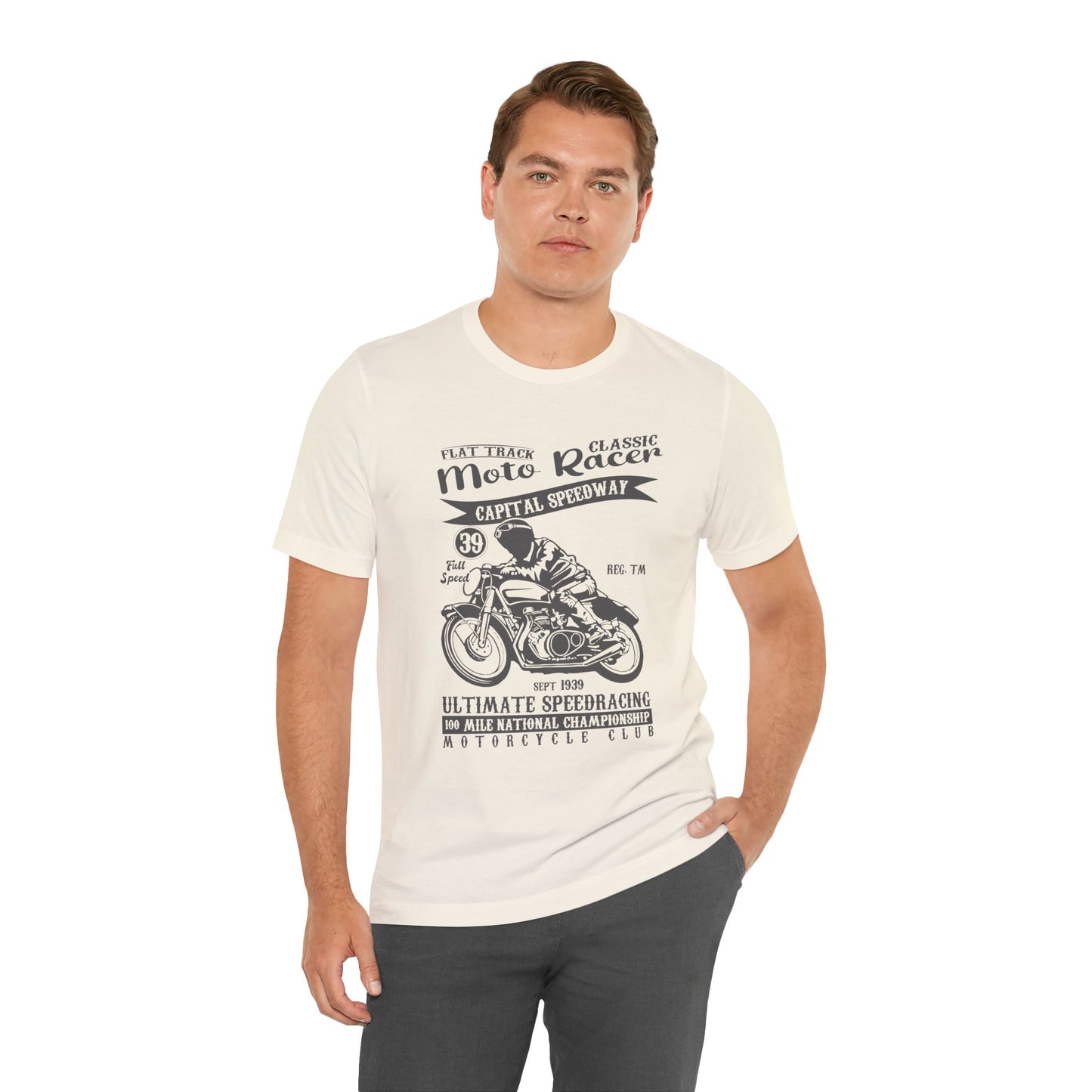Classic Motor Racer - Unisex Jersey Short Sleeve Tee - 13296