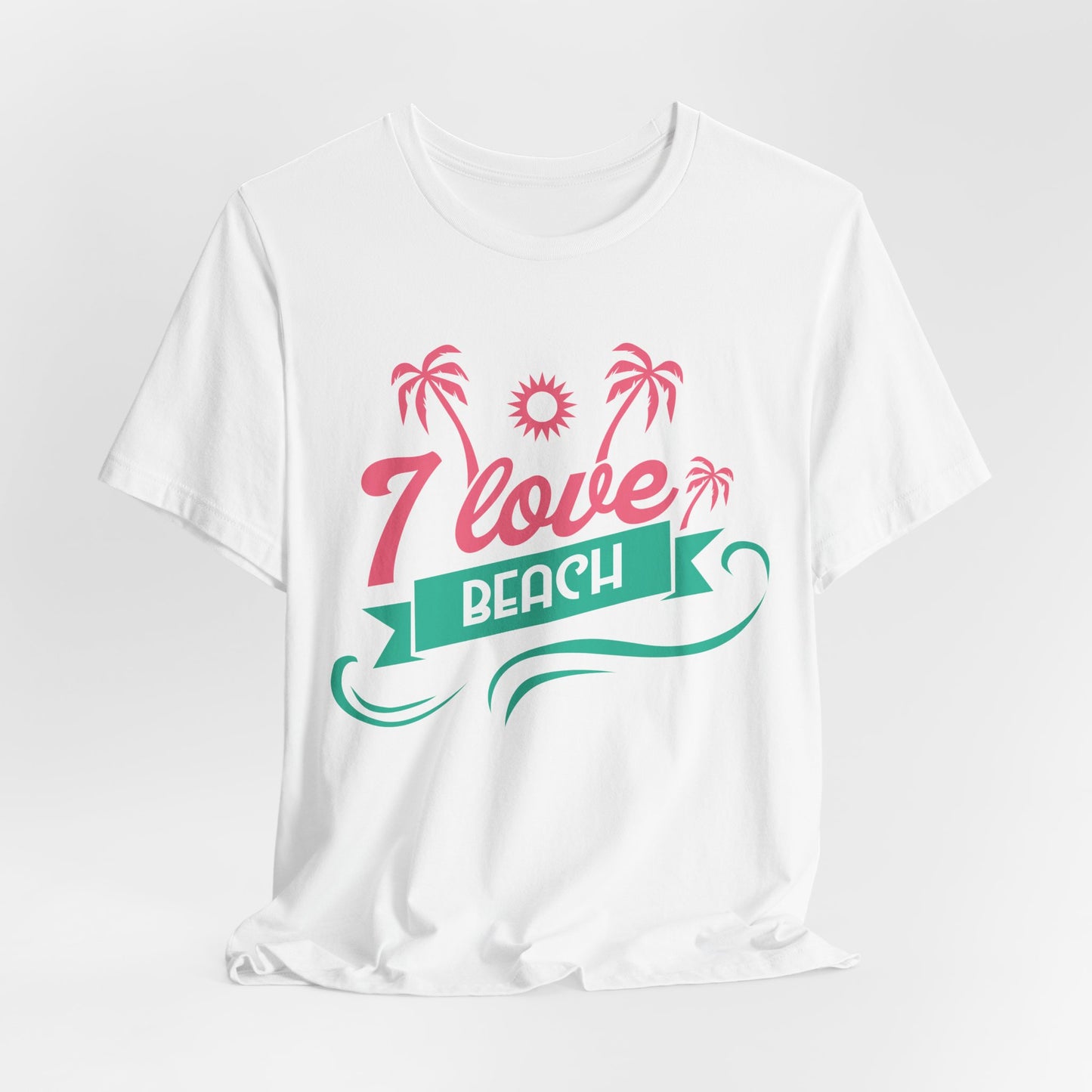 I Love Beach - Unisex Jersey Short Sleeve Tee - 13173