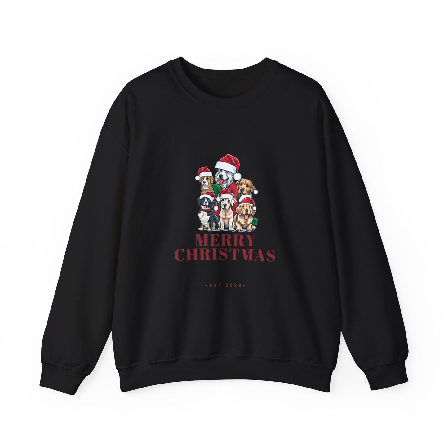 Merry Christmas, Dogs - Unisex Heavy Blend™ Crewneck Sweatshirt