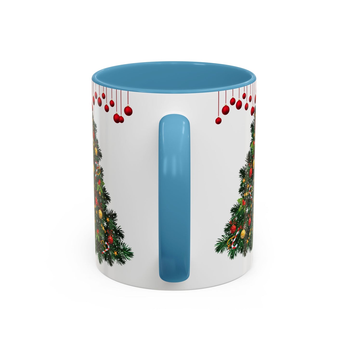 Merry Christmas - Accent Coffee Mug (11, 15oz)