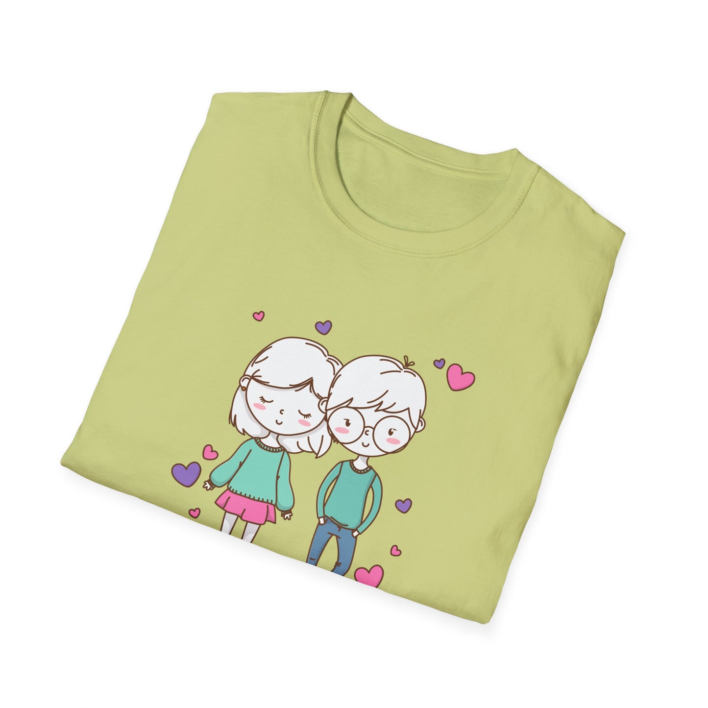 Cute Couple, Love You - Unisex Softstyle T-Shirt - 11528