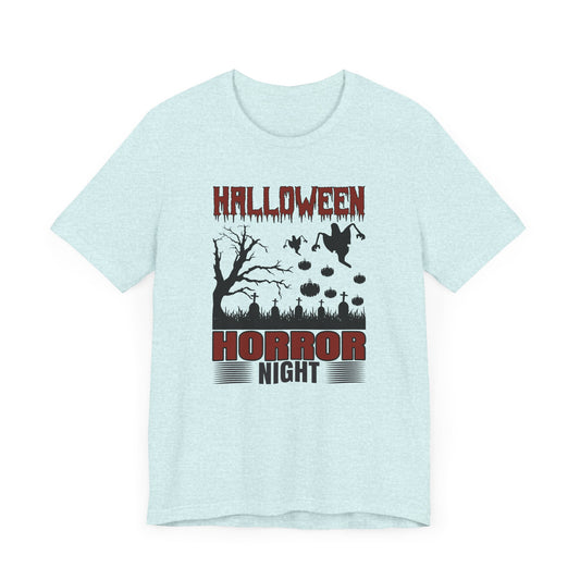 Halloween, Horror Night - Unisex Jersey Short Sleeve Tee - 12255