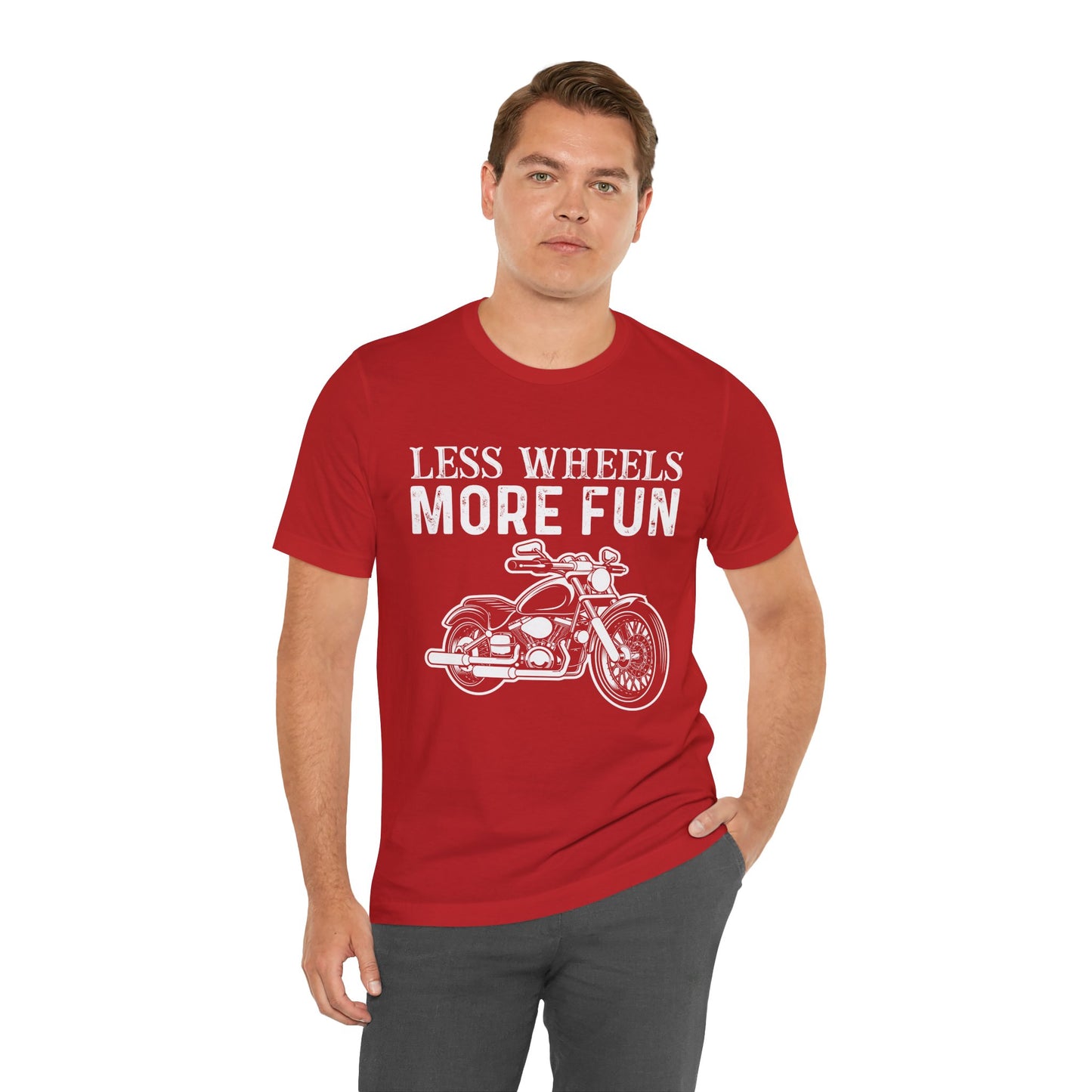Less Wheels More Fun - Unisex Jersey Short Sleeve Tee - 13375