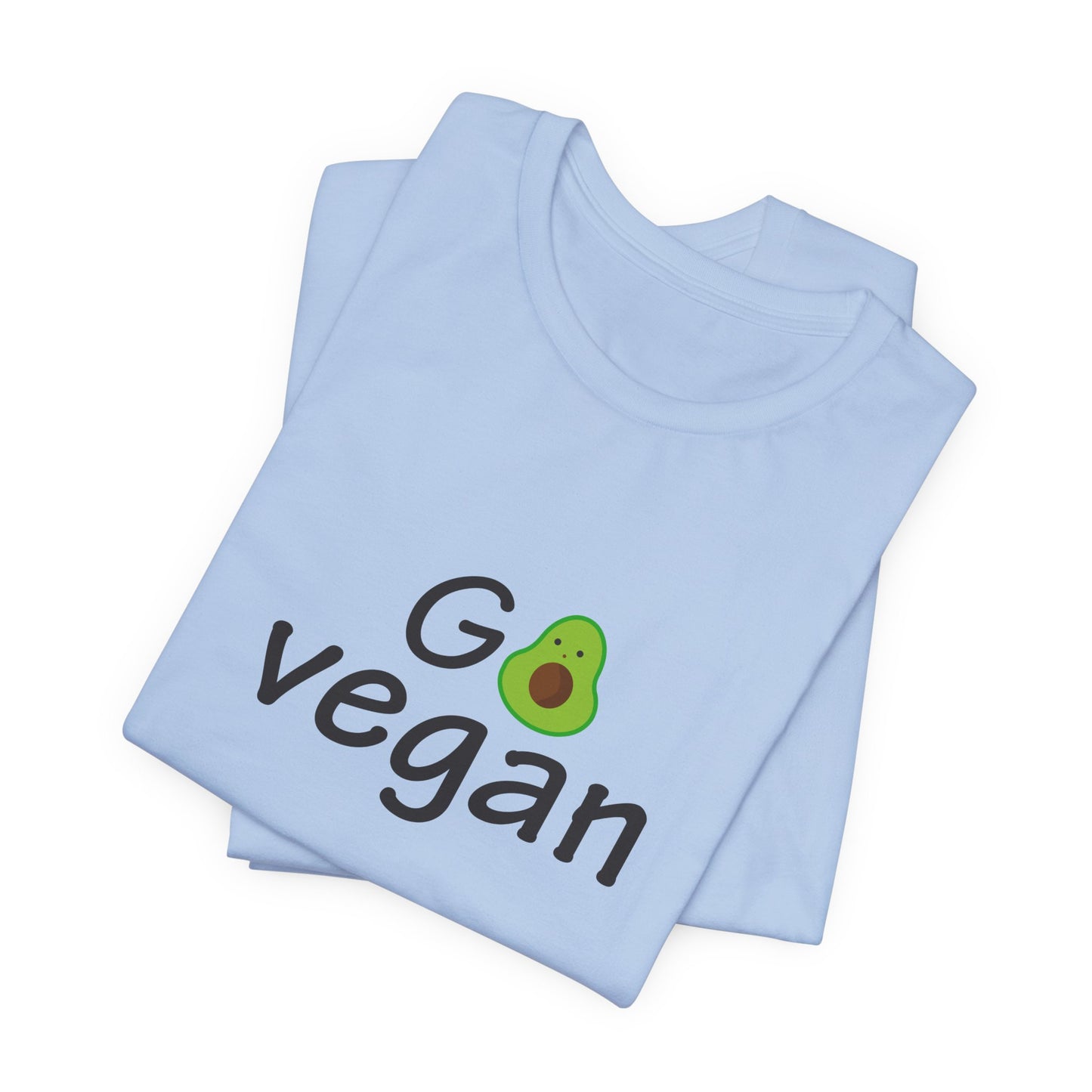 Go Vegan - Unisex Jersey Short Sleeve Tee