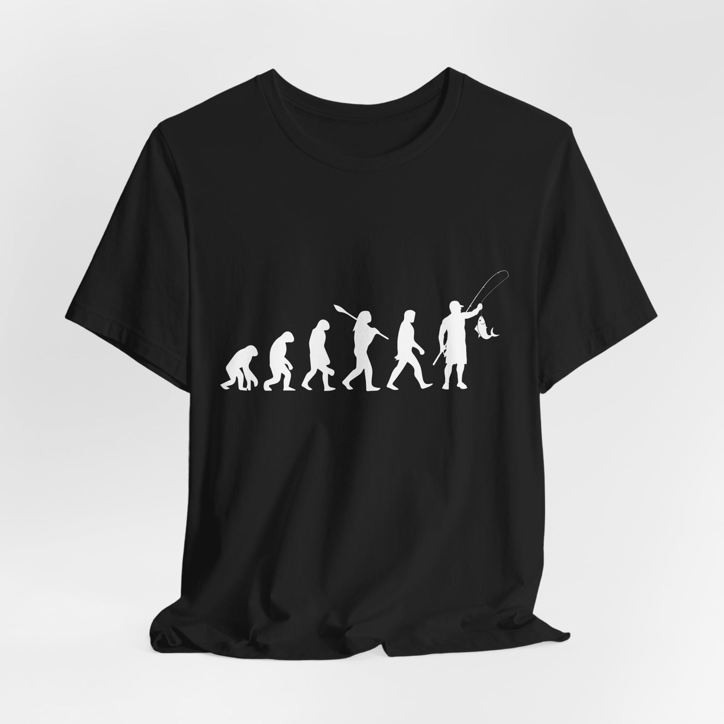 Fishing:  The Evolution of Angling - Unisex Jersey Short Sleeve Tee - 14134