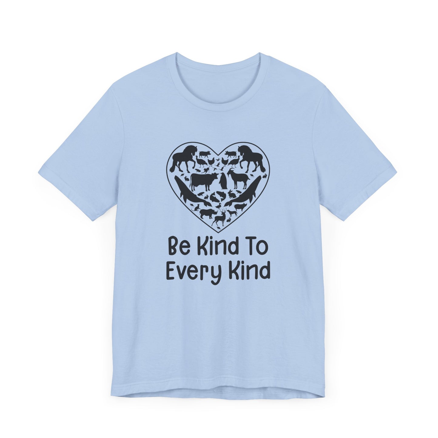 Vegan: Be Kind To Every Kind - Unisex Jersey Short Sleeve Tee