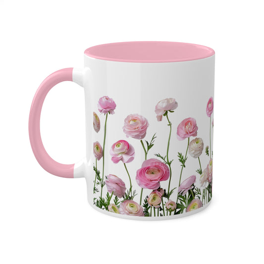 Pink petals of joy - Colorful Mugs, 11oz