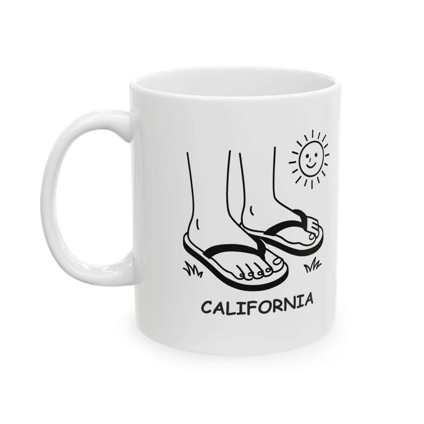 "Life is better in flip-flops." Ceramic Mug - 12718