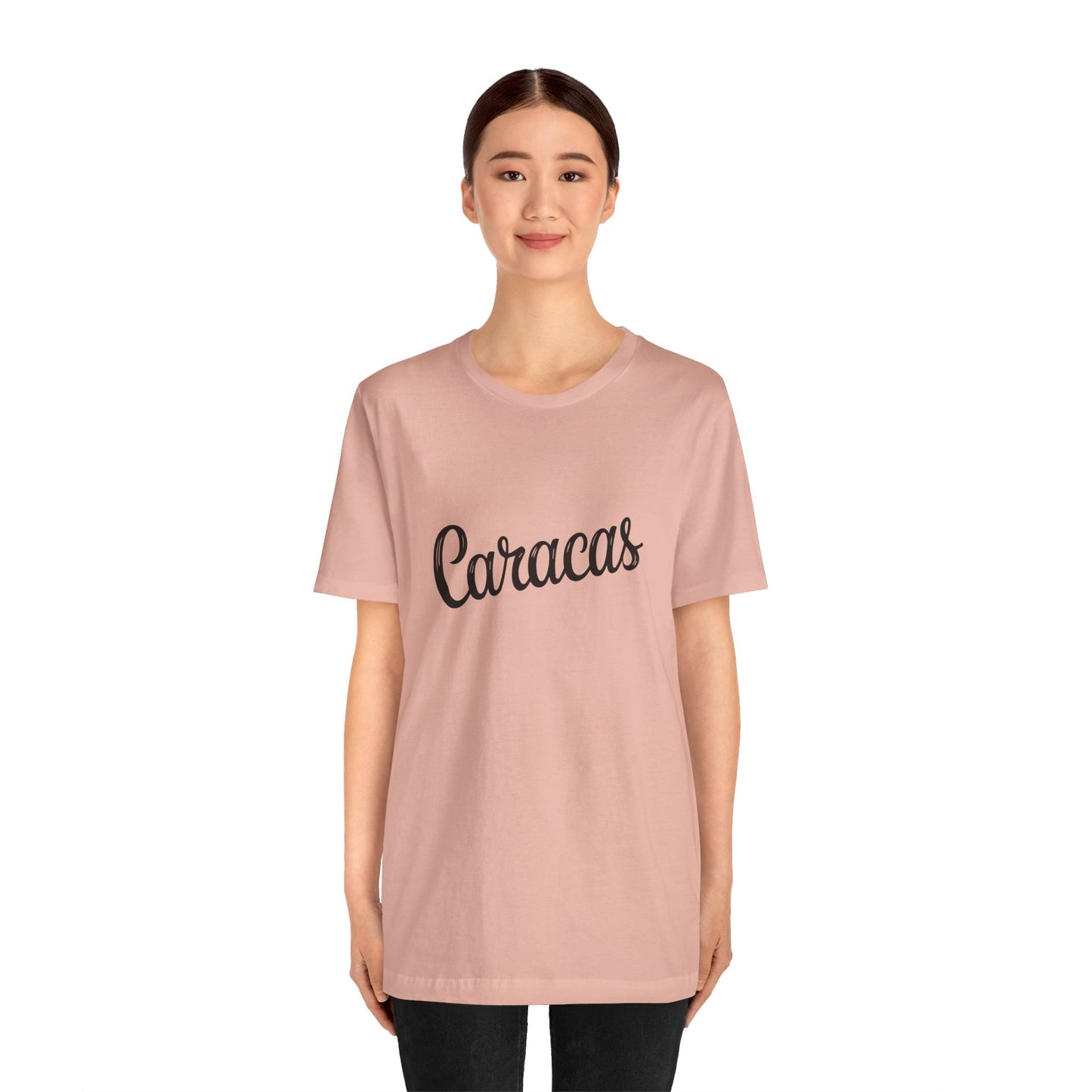Caracas Unisex Jersey Short Sleeve Tee - Casual Graphic T-Shirt for Everyday Wear - 12270