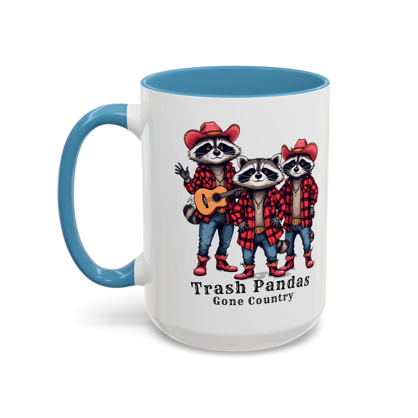 Trash Pandas Gone Country Mug – Funny Raccoon Band Coffee Mug Gift - 14860