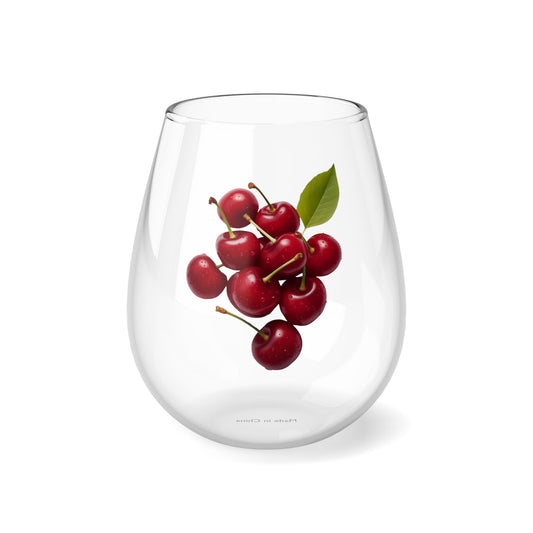 Cherry - Stemless Wine Glass, 11.75oz