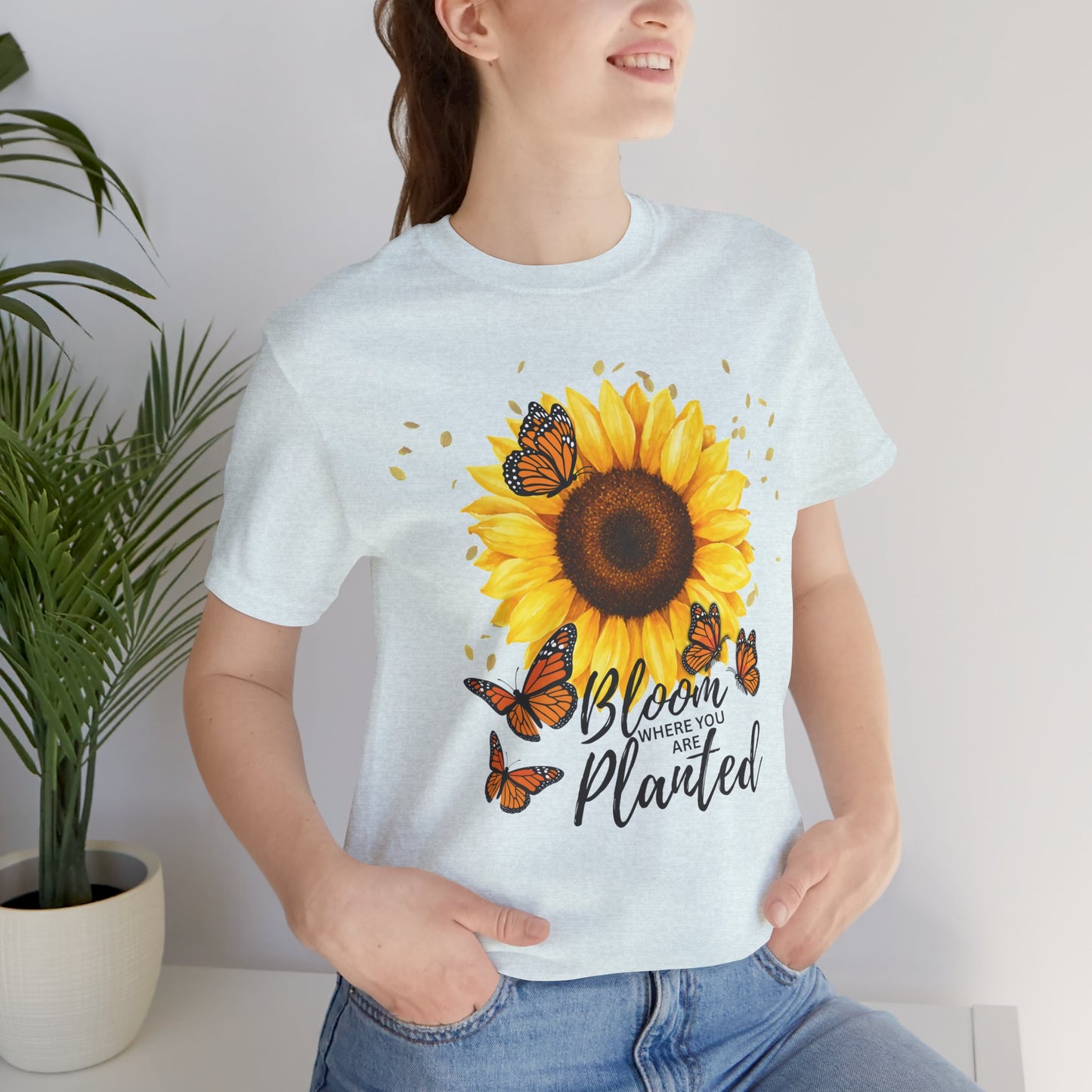 Sunflower Bloom Where You Are Planted Tee - 14920