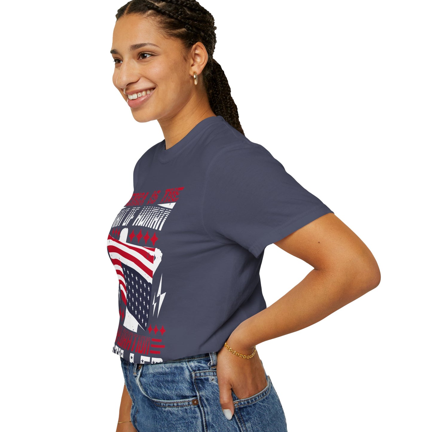 Patriotic Unisex T-Shirt - Spirit of Human Exploration, Independence Day Gift, July 4th Celebration Wear, American Pride Tee - 13792