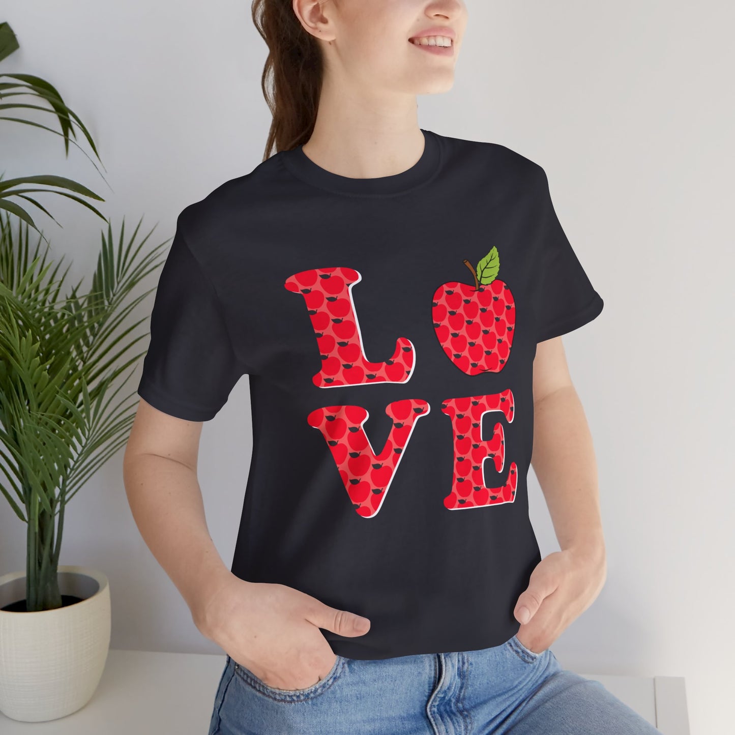 Teacher: LOVE - Unisex Jersey Short Sleeve Tee