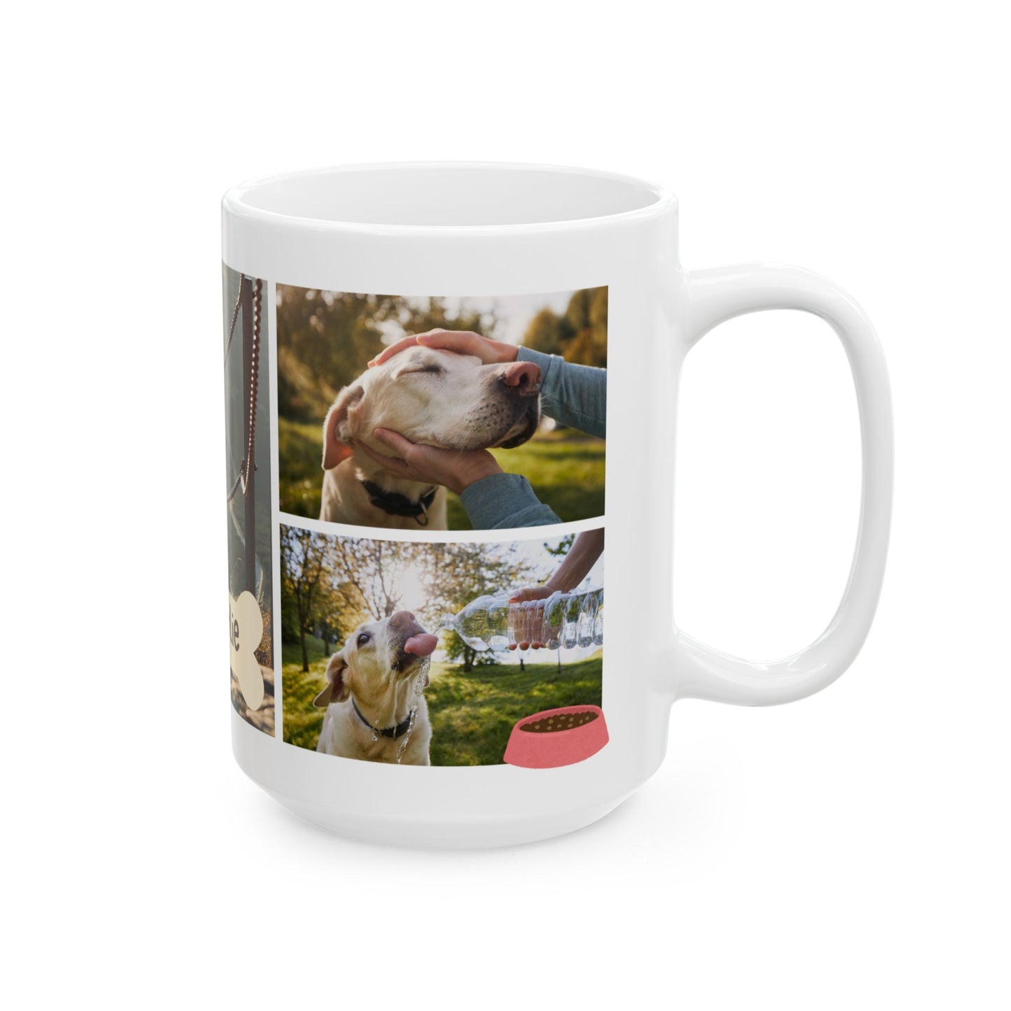 Personalized Pet Lover Mug, Dog Owner Gift, Custom Photo Cup, Cute Ceramic Drinkware, Unique Pet Memory - 14161