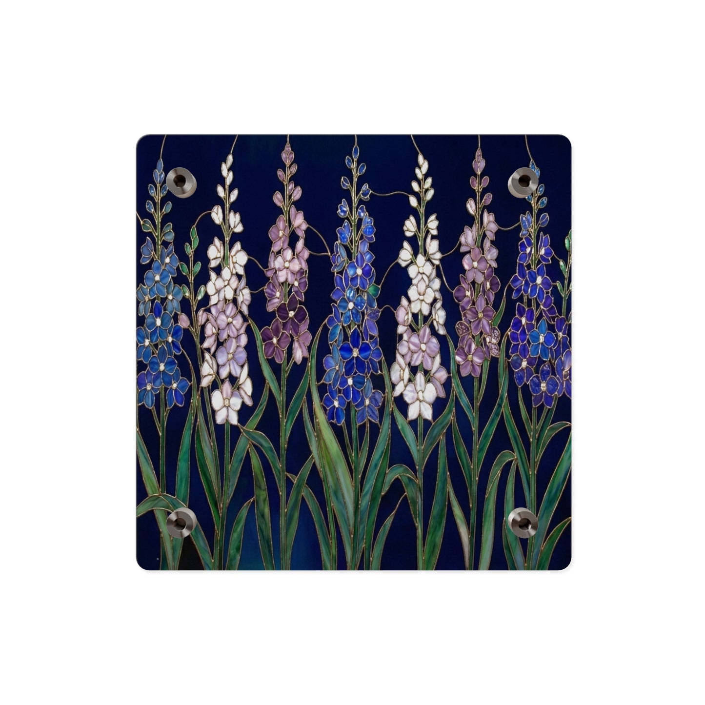 Larkspur Floral Acrylic Wall Art — 14605