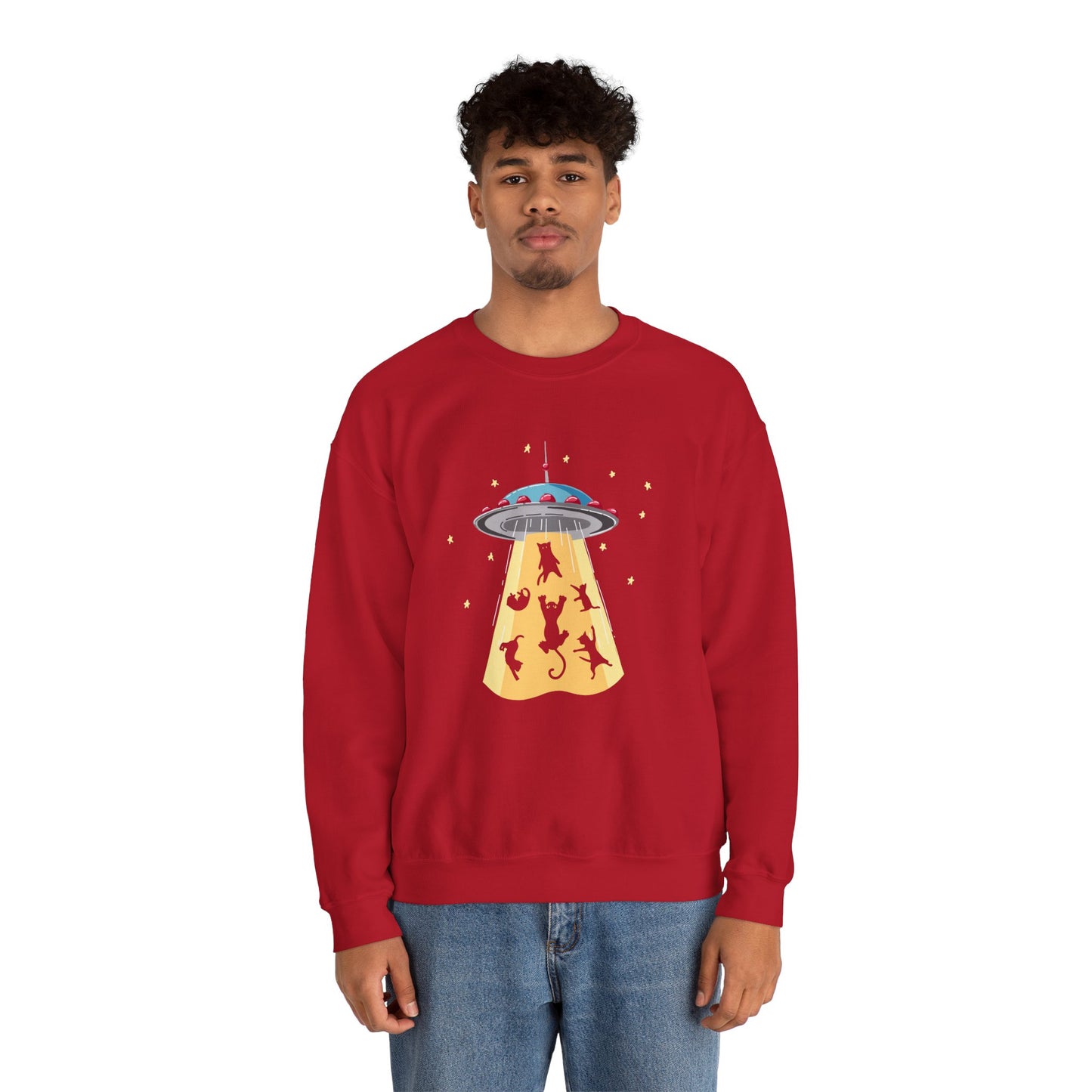 Space Cats - Unisex Heavy Blend™ Crewneck Sweatshirt