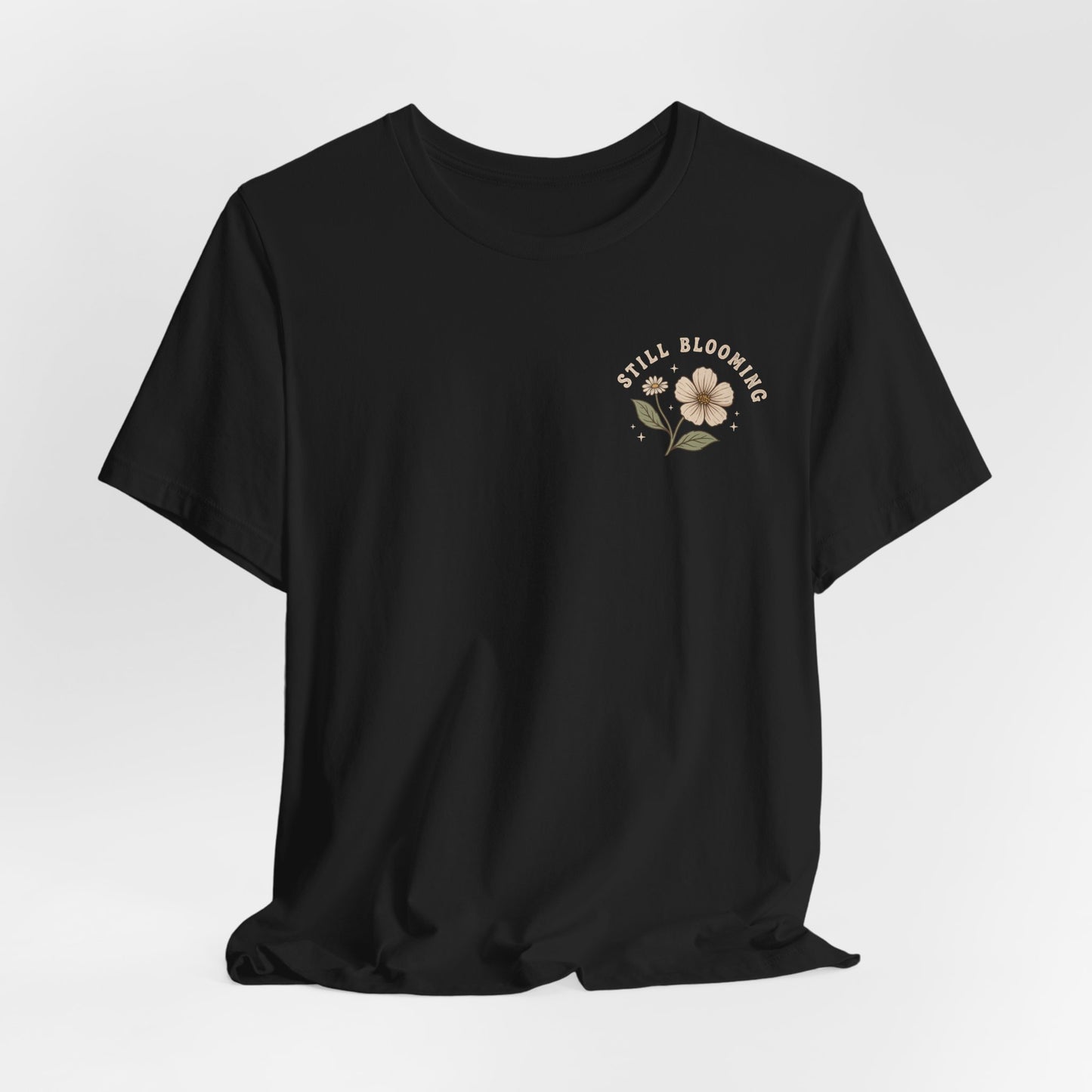 Still Blooming Floral T-Shirt, Retro Botanical Graphic Tee - 14956