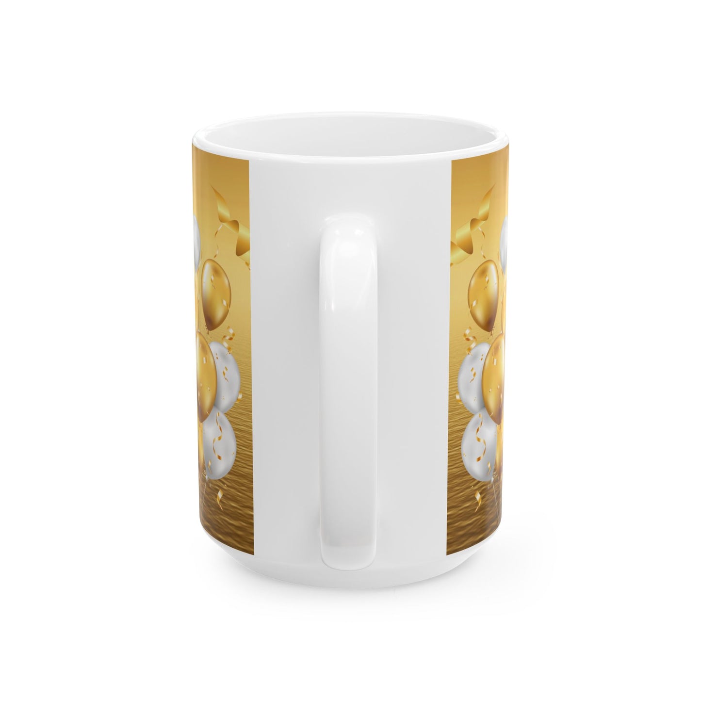 Personalized Birthday Mug, Customizable Gift for Tea & Coffee Lovers, Celebration Ceramic Mug - 13993