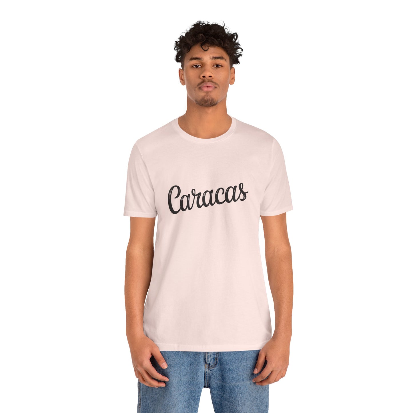 Caracas Unisex Jersey Short Sleeve Tee - Casual Graphic T-Shirt for Everyday Wear - 12270
