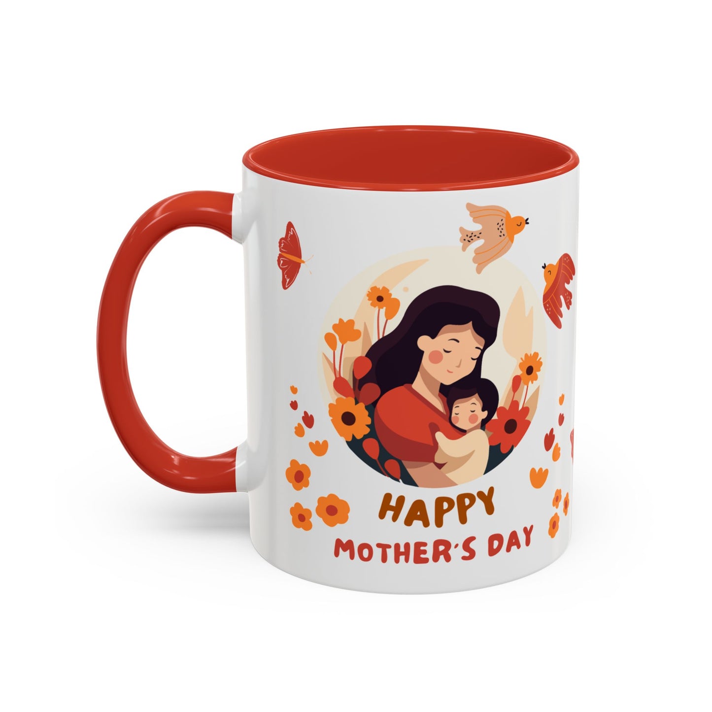 Happy Mother's Day - Accent Coffee Mug (11, 15oz) - 10885