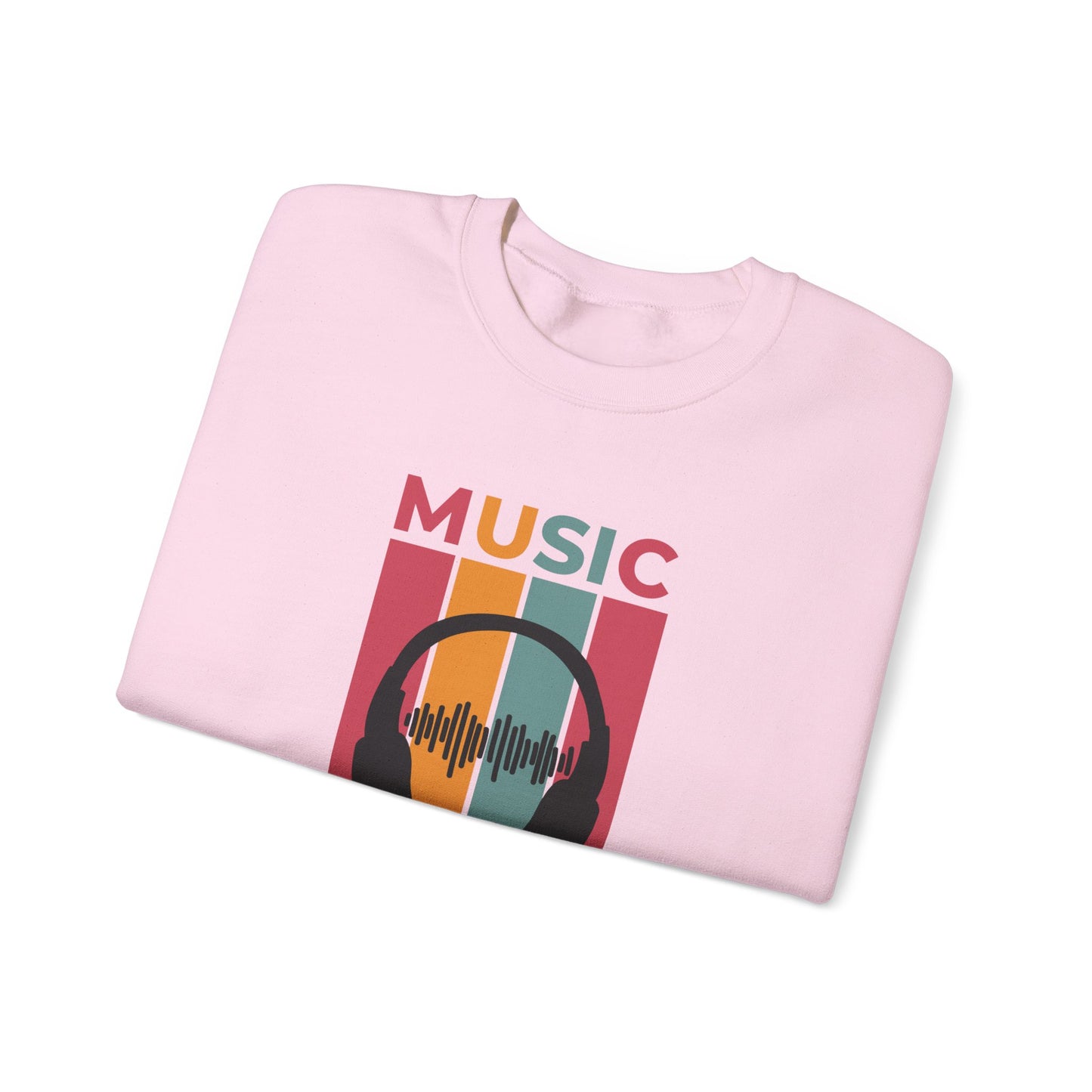 I Love Music - Unisex Heavy Blend™ Crewneck Sweatshirt - 10599