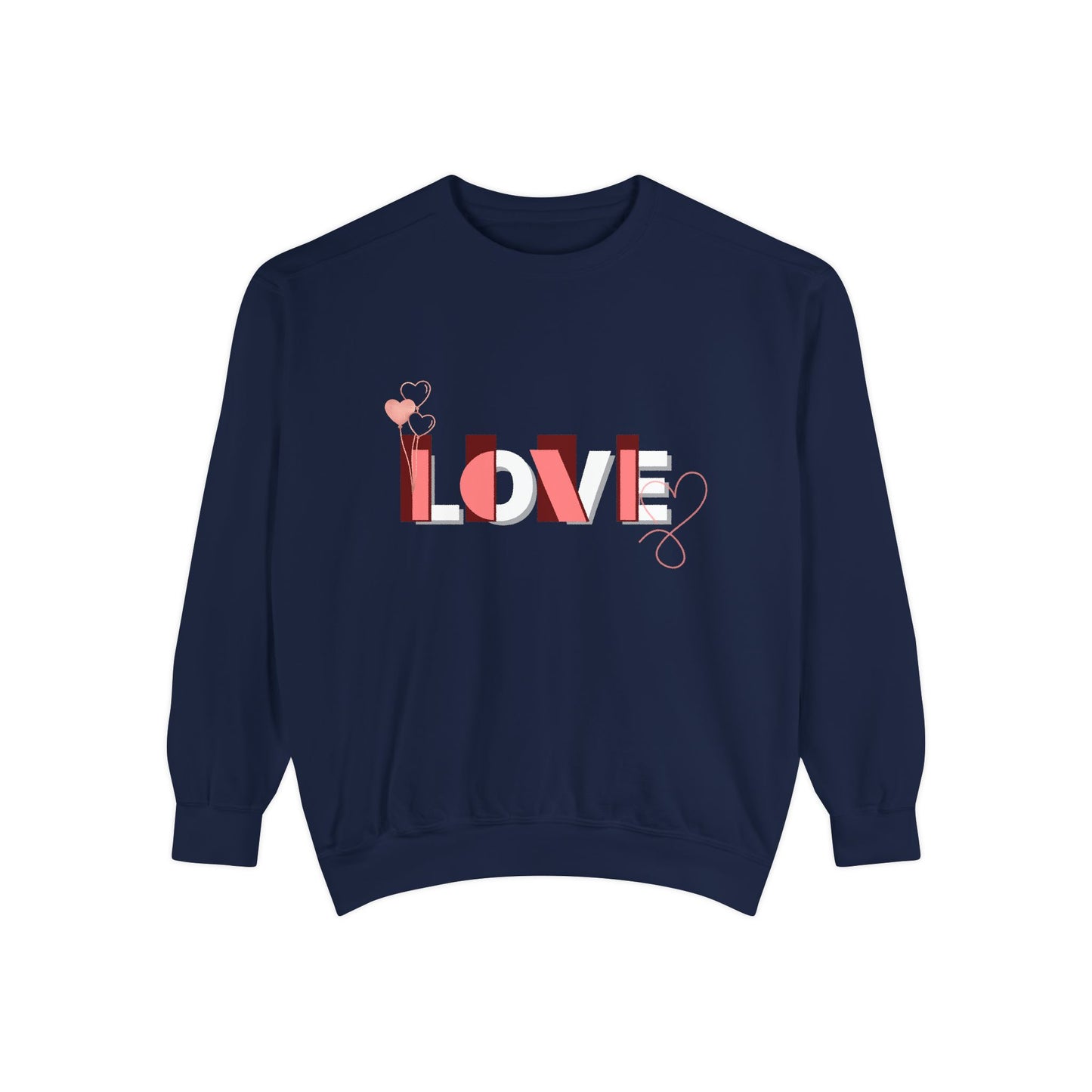 love - Unisex Garment-Dyed Sweatshirt - 11022