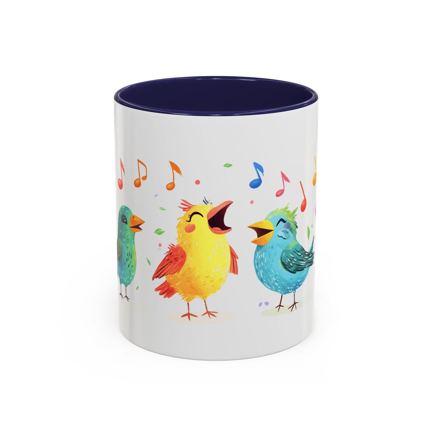 Colorful Birds - Accent Coffee Mug (11, 15oz)