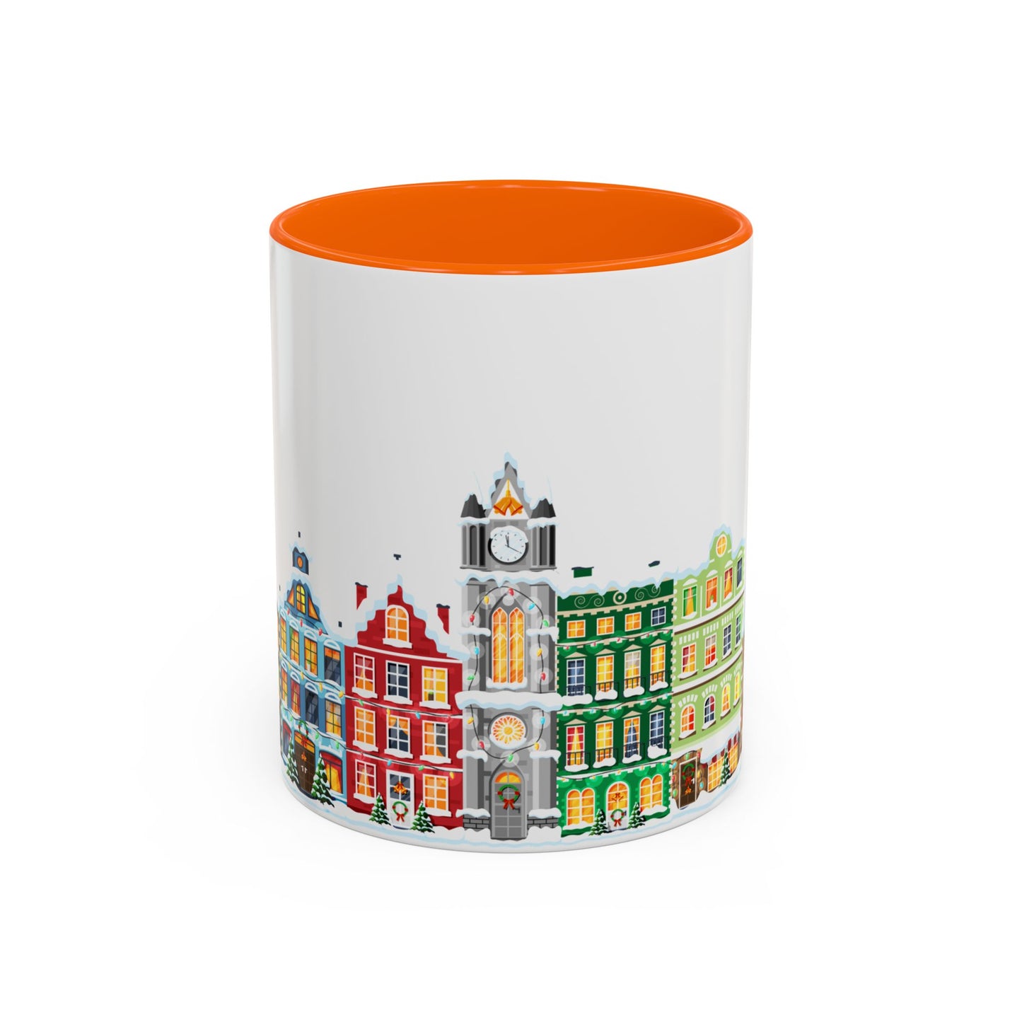 Christmas Houses - Accent Coffee Mug (11, 15oz) - 10438