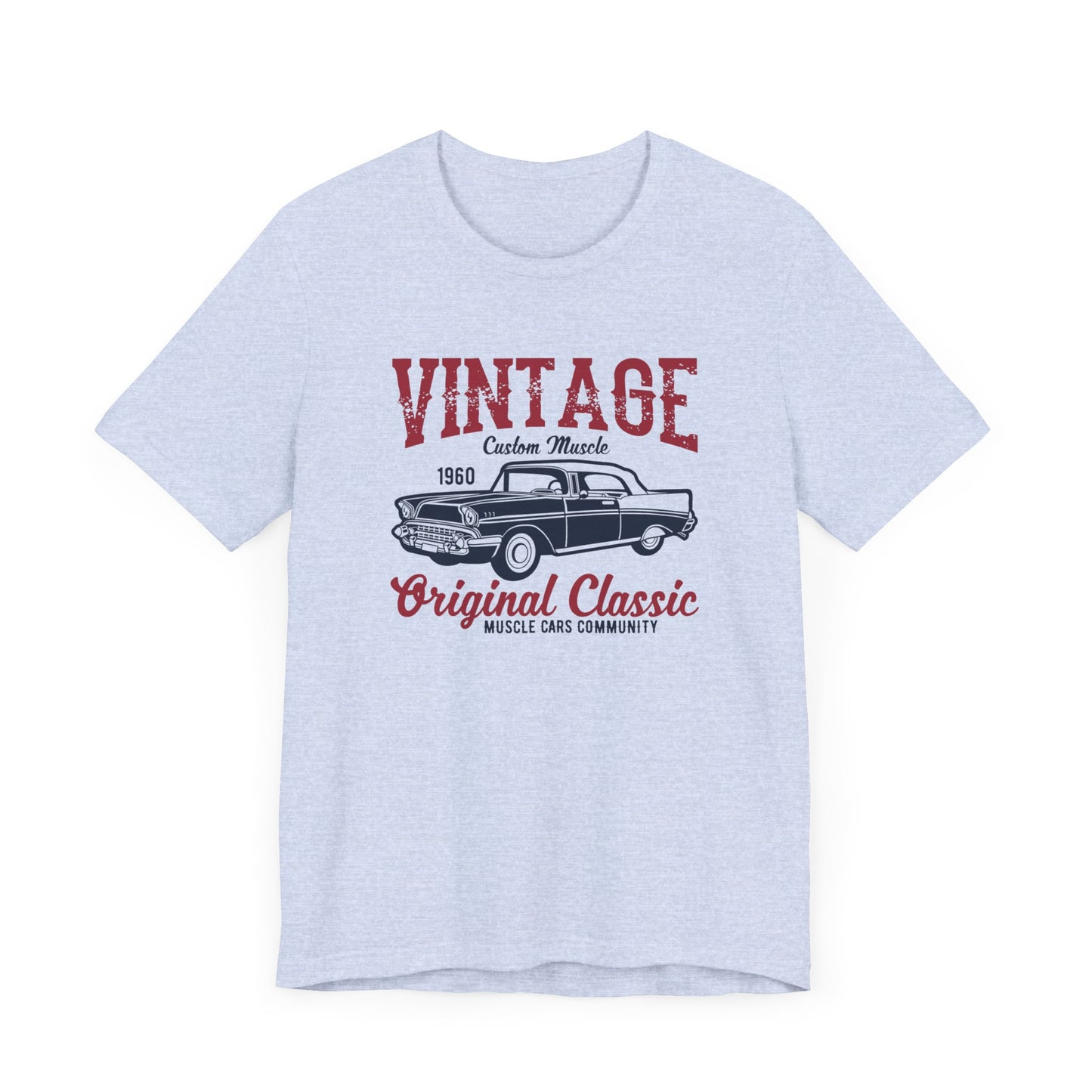 Vintage Custom Muscle, Original Classic - Unisex Jersey Short Sleeve Tee