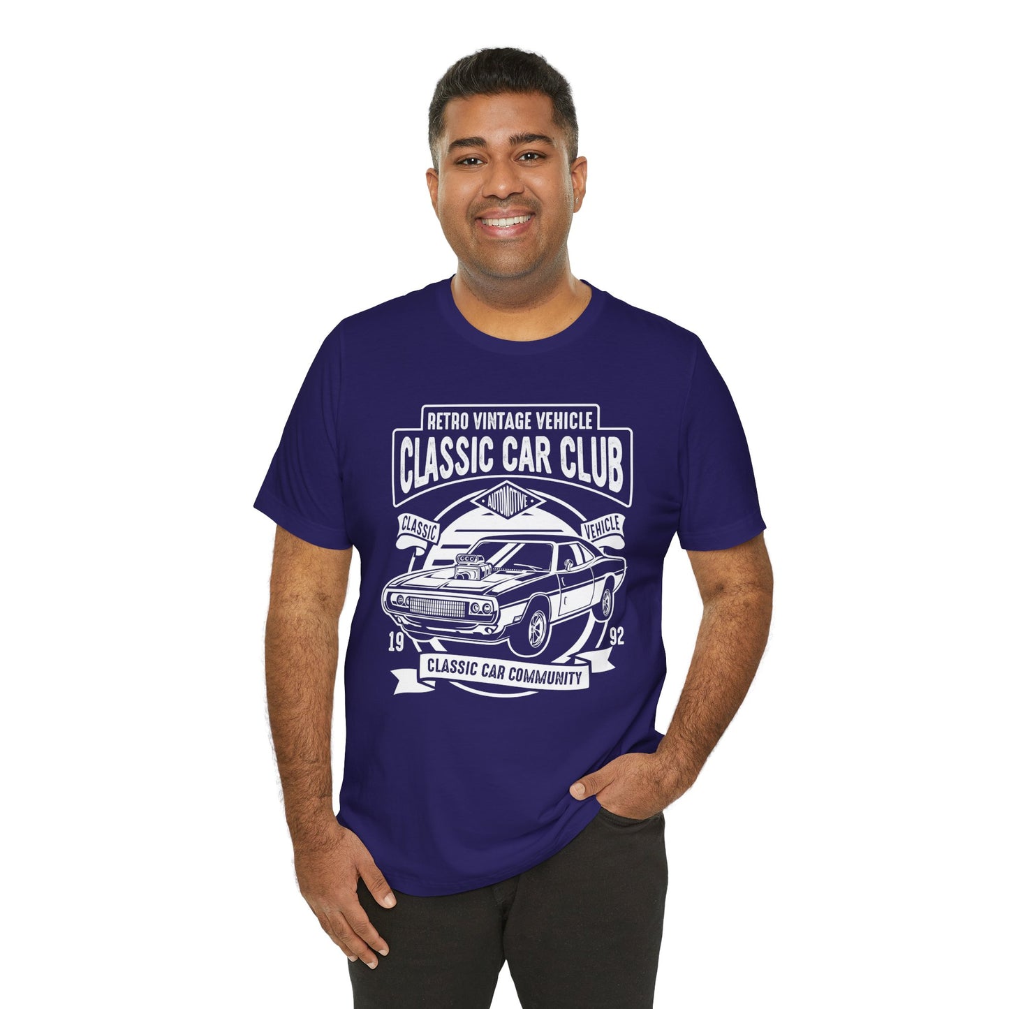 Retro Vintage Vehicle - Unisex Jersey Short Sleeve Tee - 12698