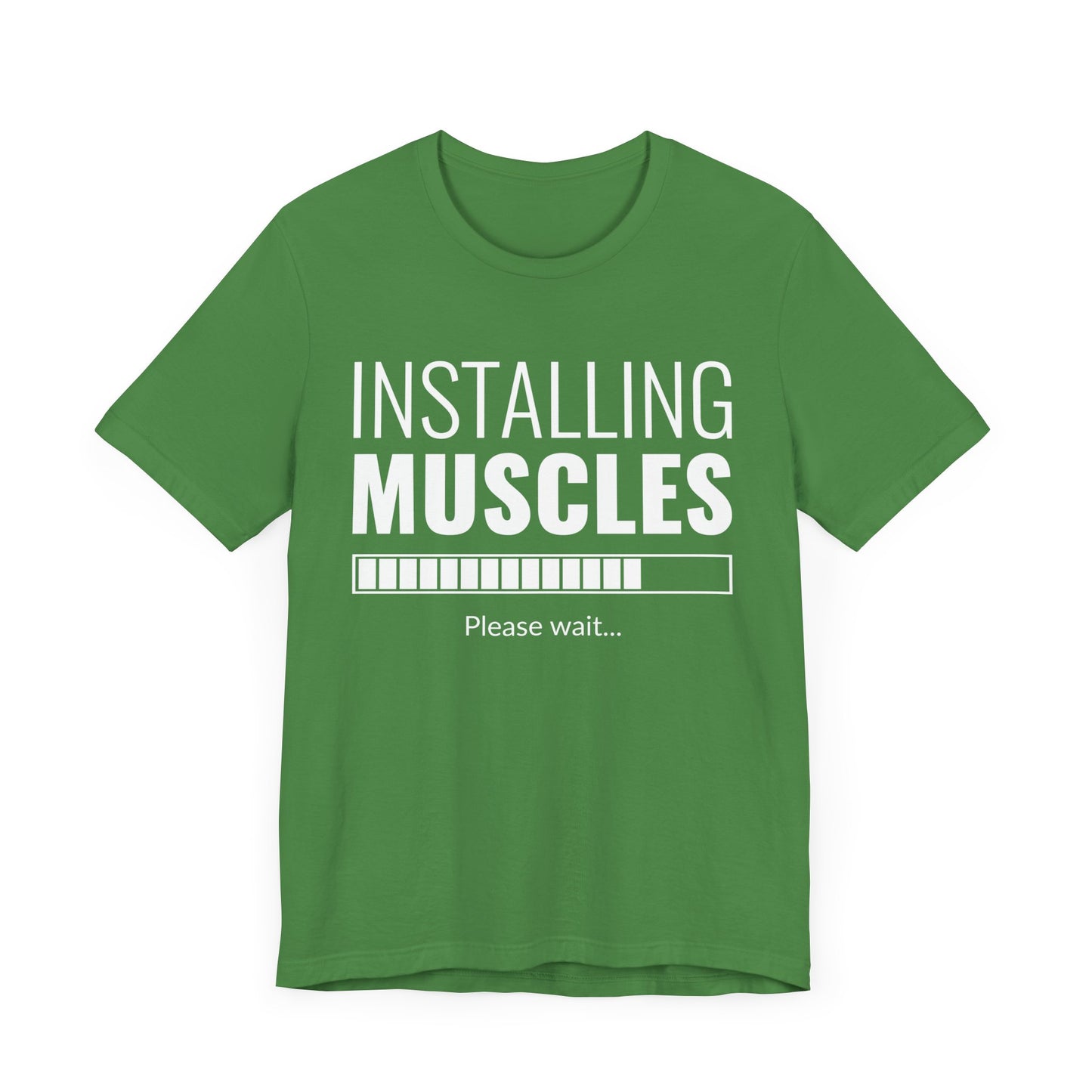 Gym: Installing Muscles  - Unisex Jersey Short Sleeve Tee