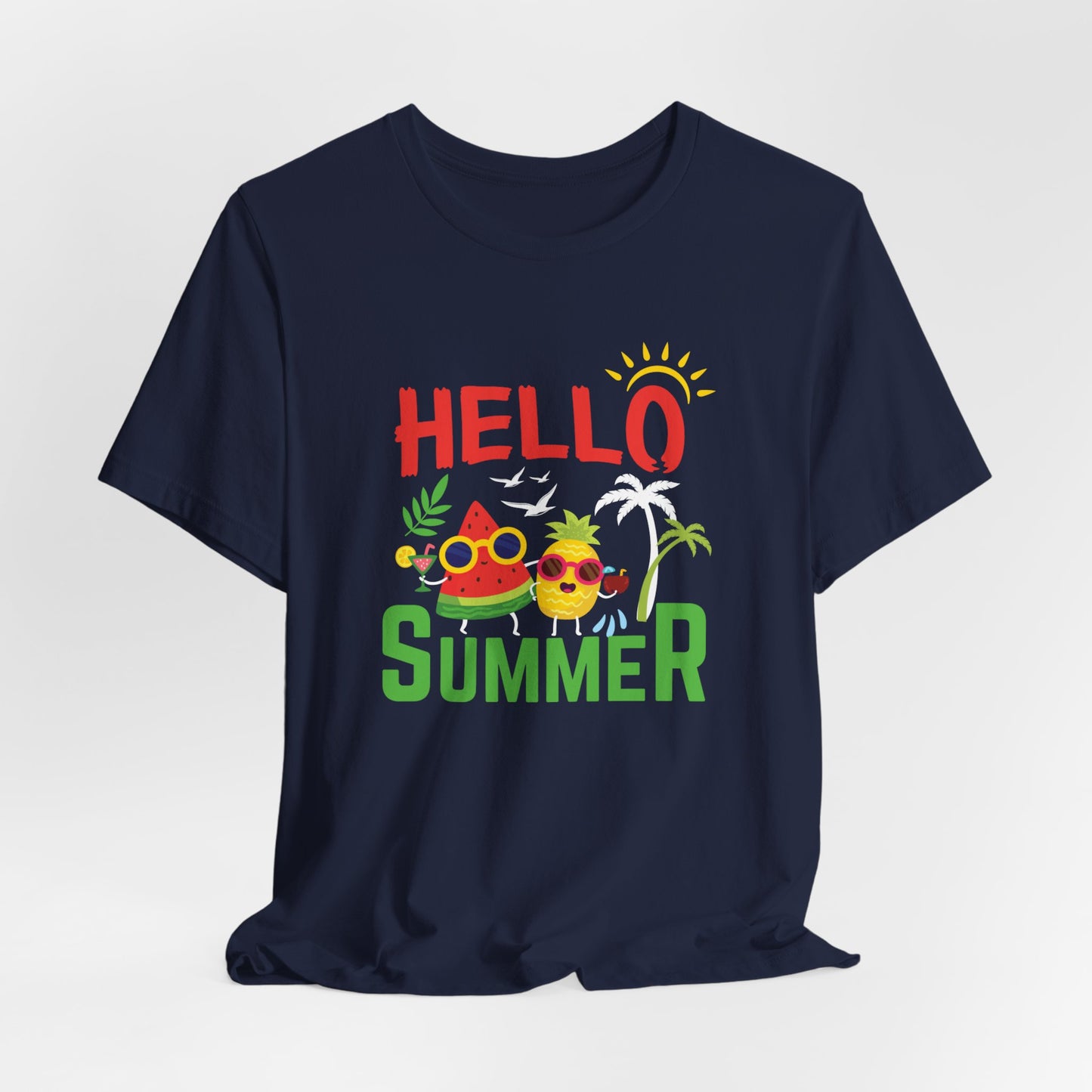 Hello Summer - Unisex Jersey Short Sleeve Tee - 13096