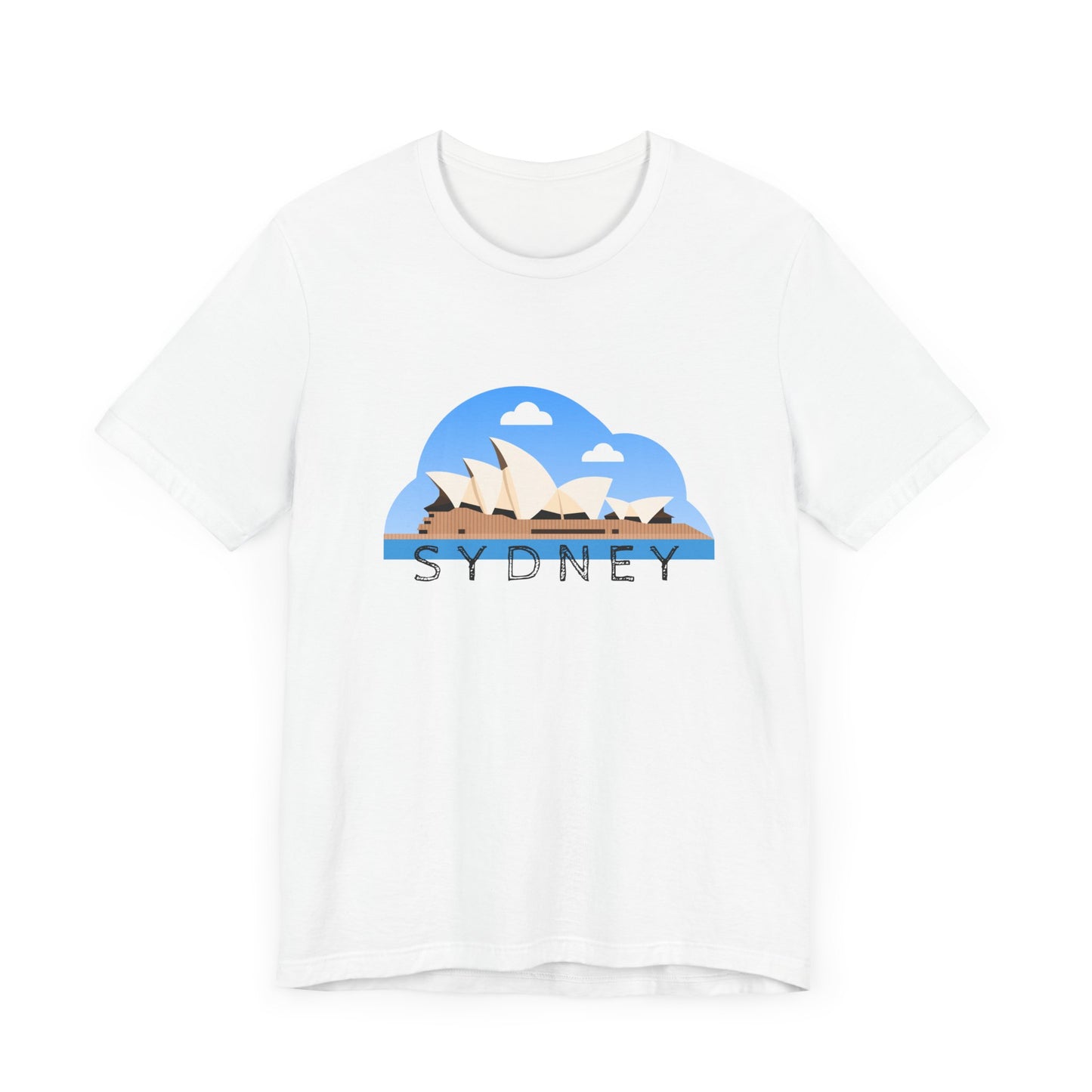 Sydney Graphic Unisex Jersey Tee - Coastal Vibes T-Shirt - 12044