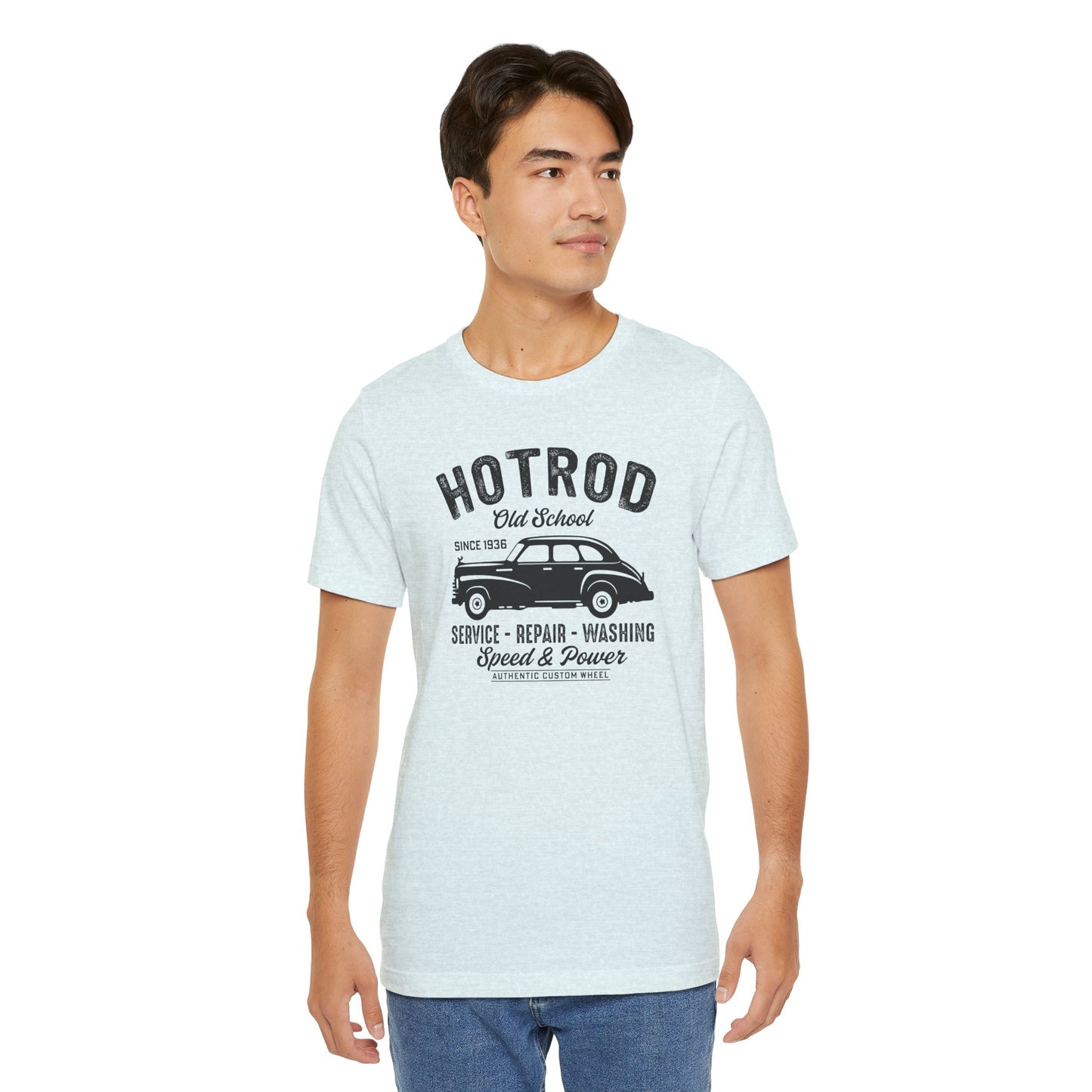 Hotrod, Old School - Unisex Jersey Short Sleeve Tee