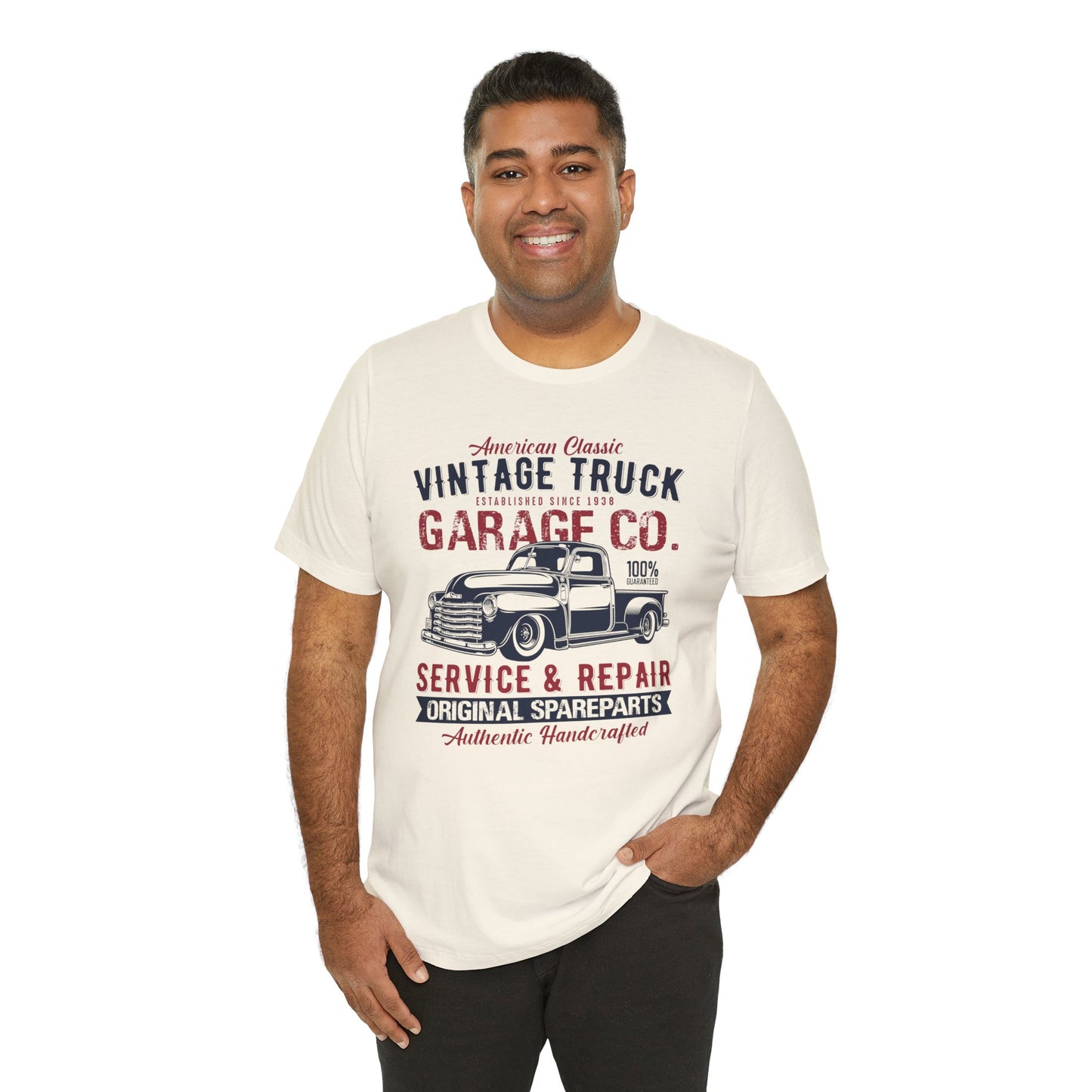 American Classic Vintage Truck - Unisex Jersey Short Sleeve Tee - 12611