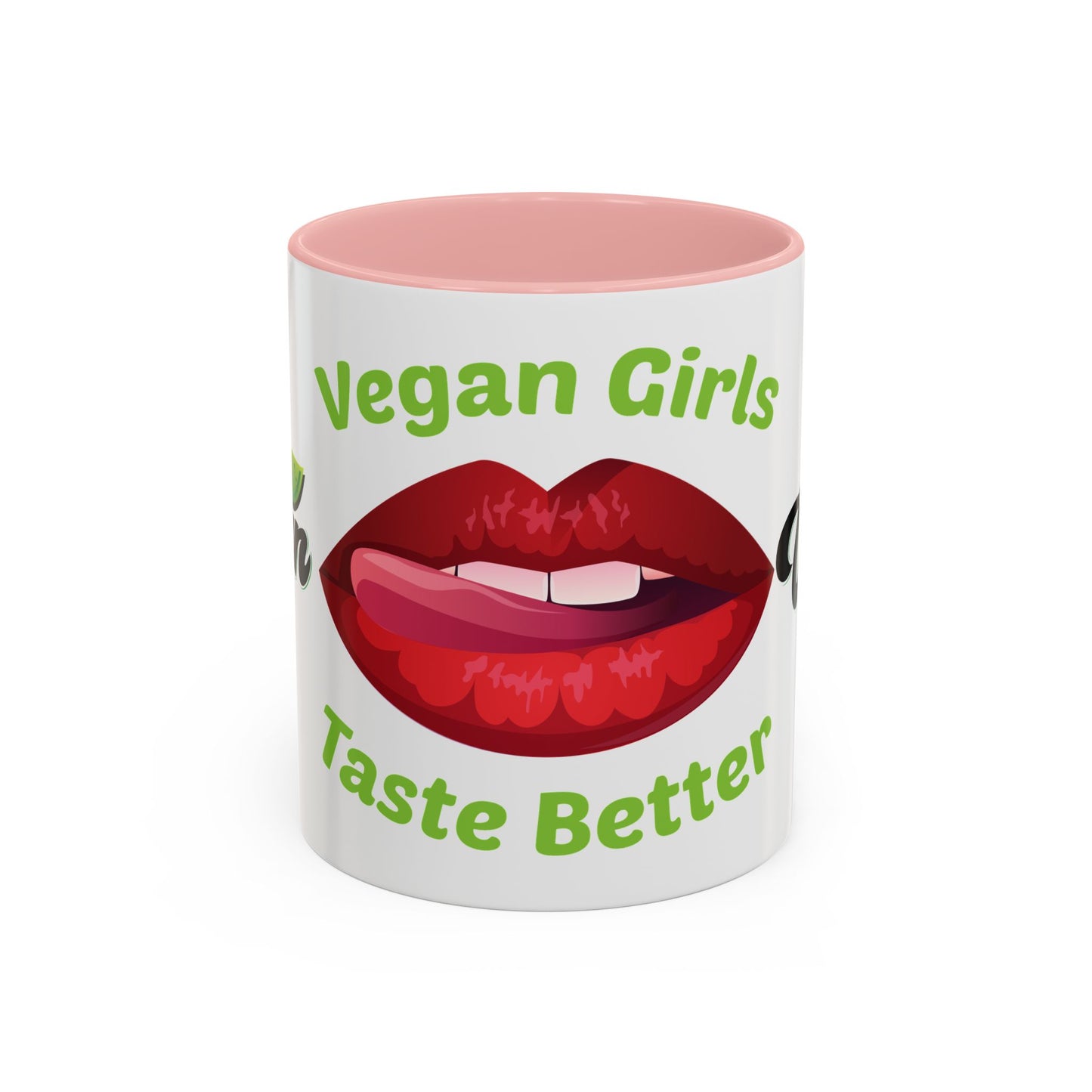 Vegan Girls Taste Better - Accent Coffee Mug (11, 15oz)