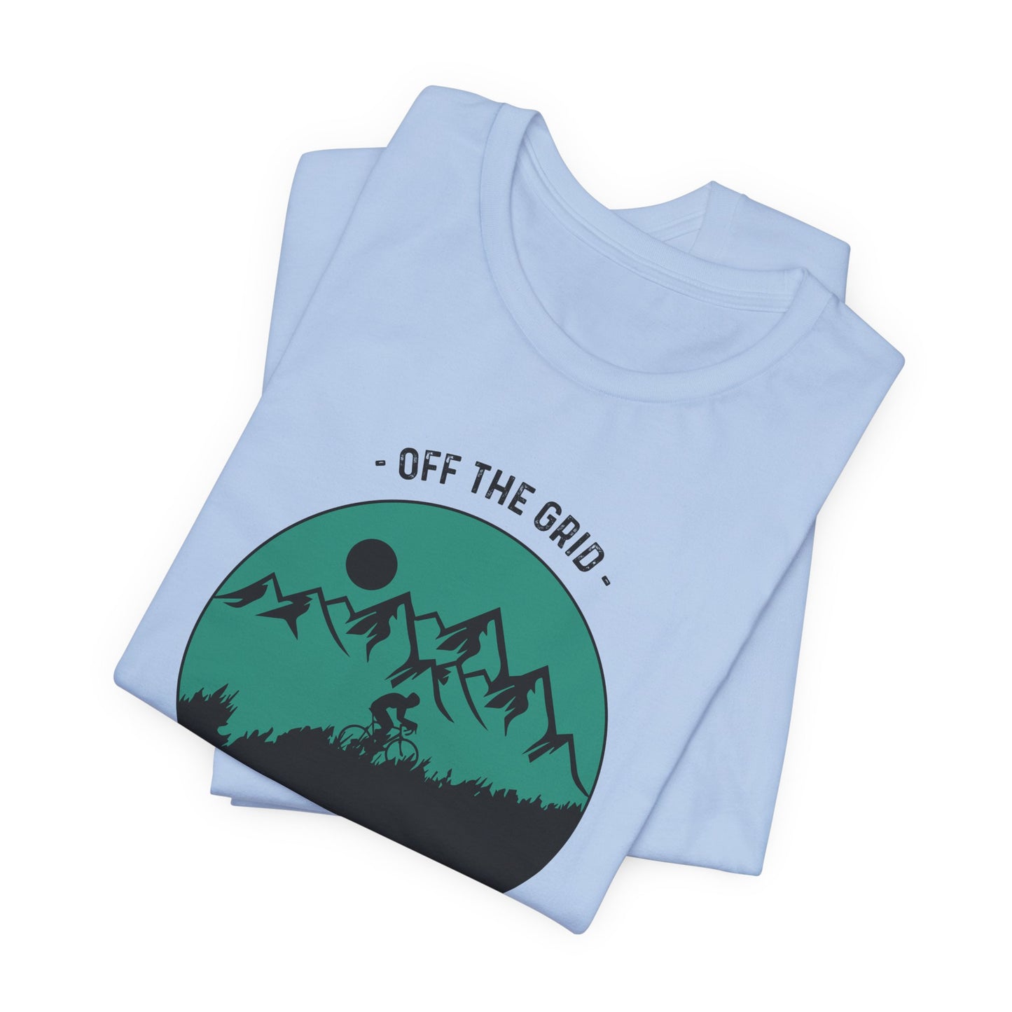 Bicycle: Off The Grid, In The Gravel - Unisex Jersey Short Sleeve Tee