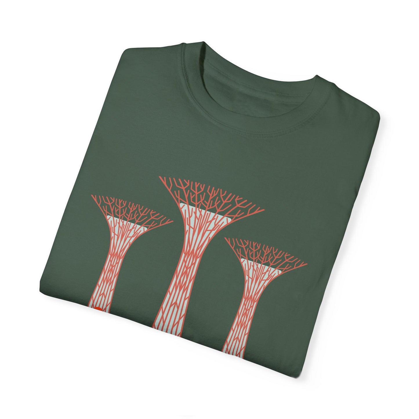SingaporeT-Shirt - Casual Unisex Garment-Dyed Tee - 12085