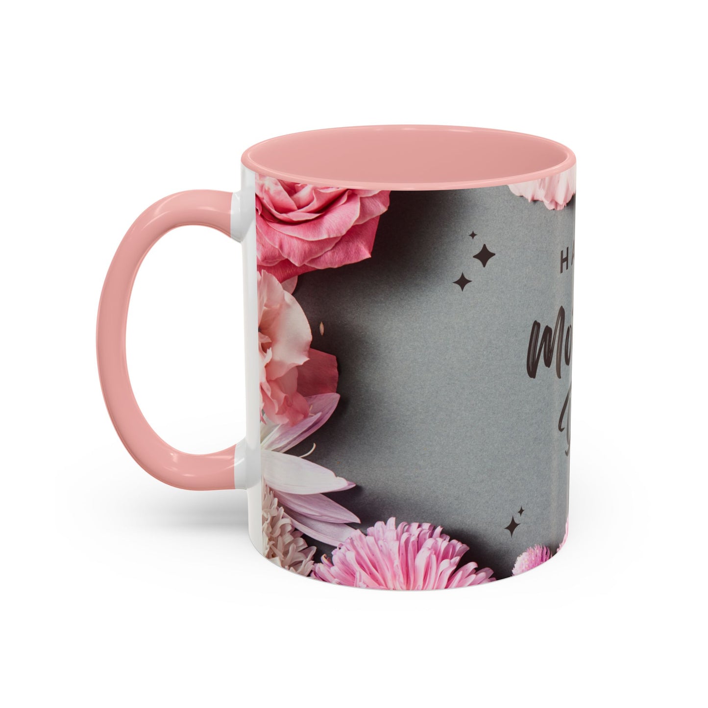 Happy Mother's Day Floral Accent Coffee Mug - Perfect Gift for Moms - 11866