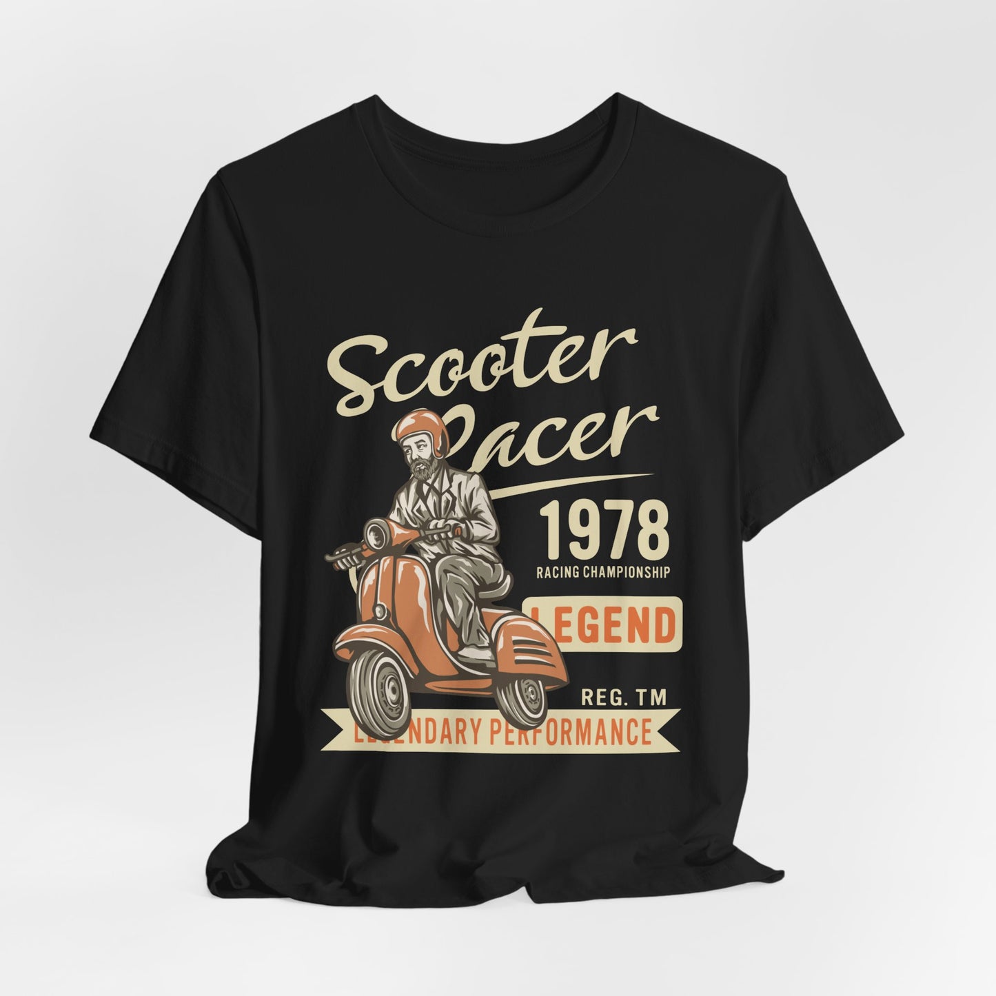 Scooter Racer - Unisex Jersey Short Sleeve Tee - 13376
