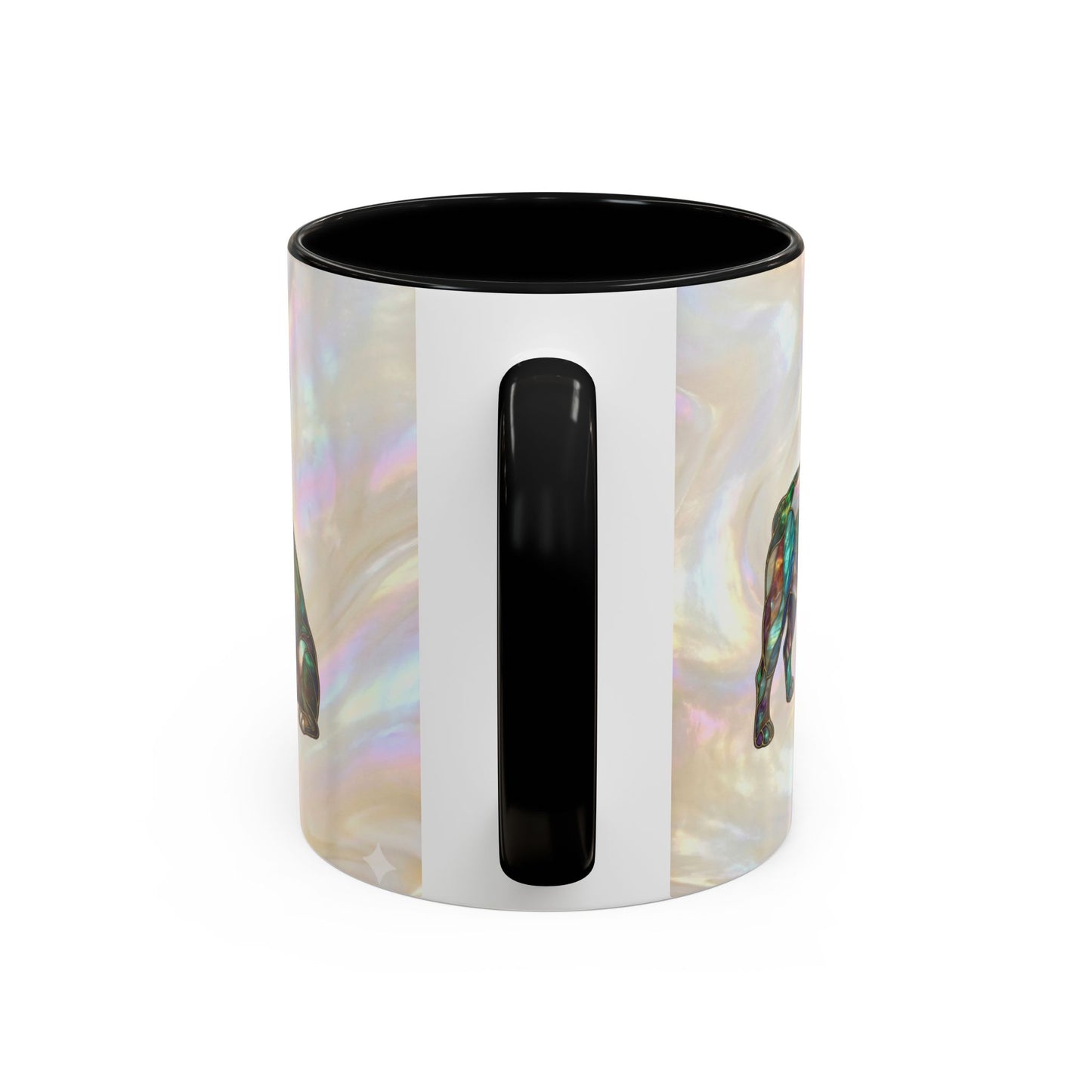 French Bulldog Accent Coffee Mug -Stained Glass Style (11/15oz) - 14632